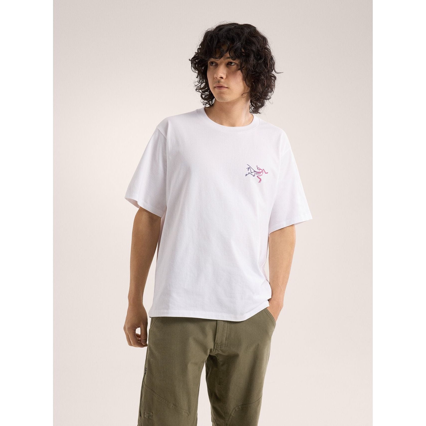 Arc'teryx Men's Kragg Short Sleeve Cotton Logo T-Shirt - Casual & Outdoor Wear for Hiking, Travel & Everyday Comfort