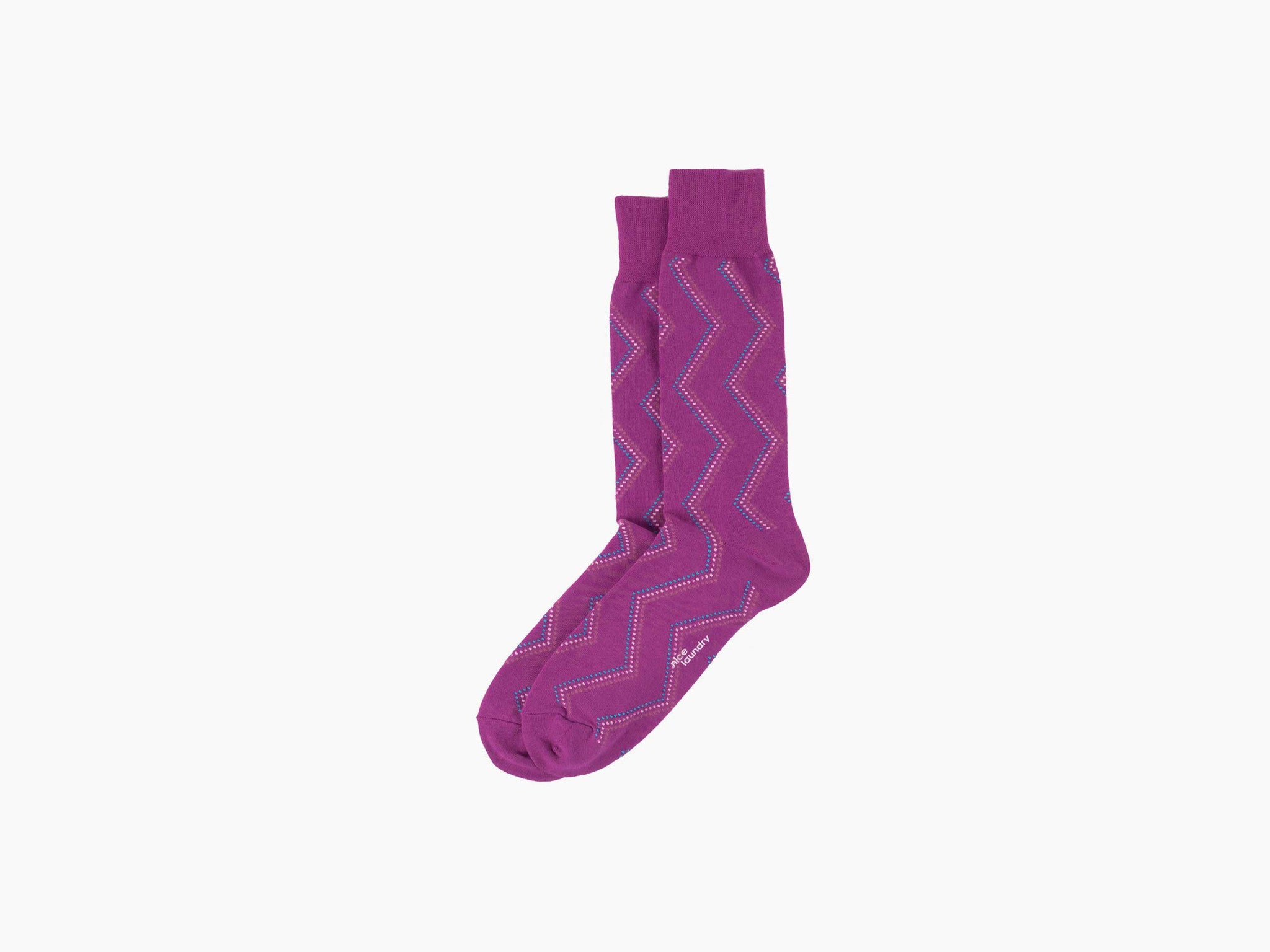 Stylish Purple Zig Zag Dots Pattern - Trendy Geometric Design for Home Decor, Fashion Accessories & DIY Crafts