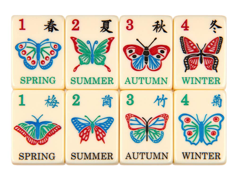 Linda Li American Mah Jongg Tile Set – The Artisan Collection – 166 Ivory Engraved Tiles for Game Night, Gifts & Collectors | Premium Quality Mahjong Tiles Only