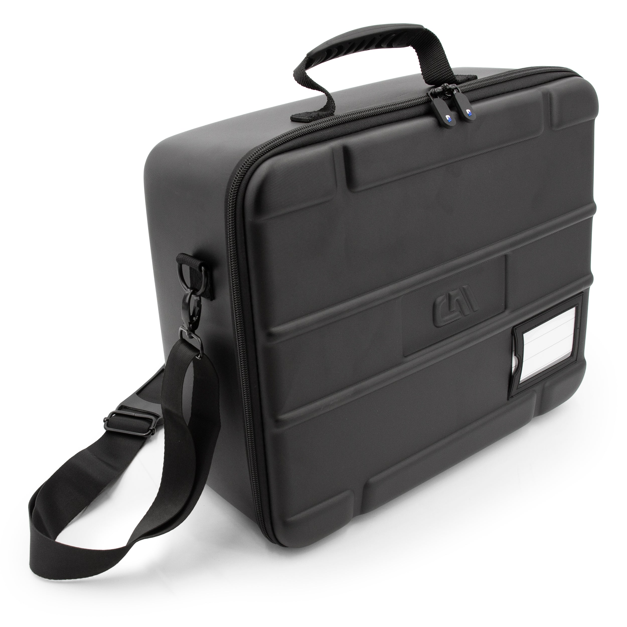 CASEMATIX Travel Case for Focusrite Scarlett Solo, 2i2, ITrack Solo & Clarett+ 2Pre Audio Interfaces - Durable Protective Storage Up to 13.5