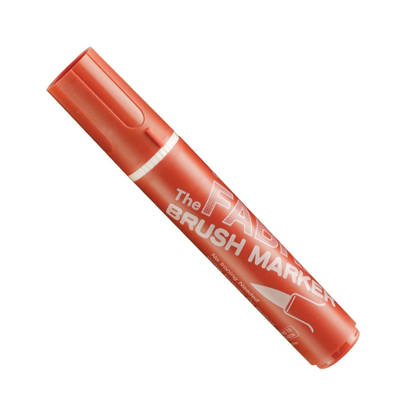 Uchida Marvy Fabric Brush Point Marker - Professional Art Supplies for Fabric Painting, Cherry Red - Perfect for DIY Crafts, Textile Design, and Fashion Illustration