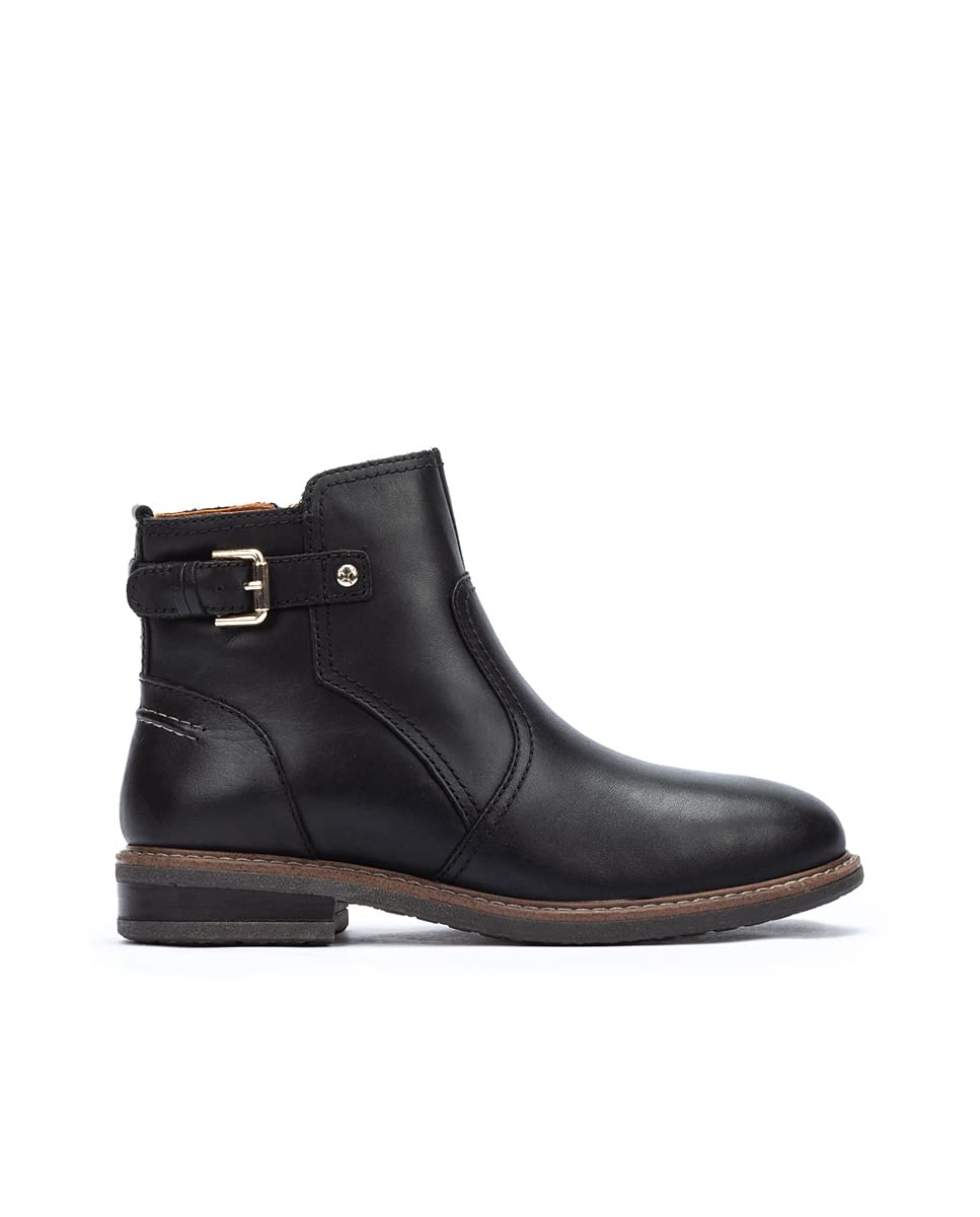 PIKOLINOS Women's Aldaya W8J-N8769 Leather Boots - Comfortable Ankle Boots for Women, Fashionable Winter Shoes with Cushioned Insole - Perfect for Office, Casual Wear & Outdoor Activities