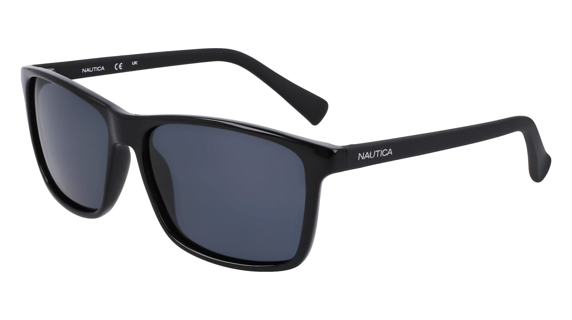 NAUTICA Men's N2246s Rectangular Polarized Sunglasses for Men - UV Protection, Classic Style for Driving, Fishing & Outdoor Activities