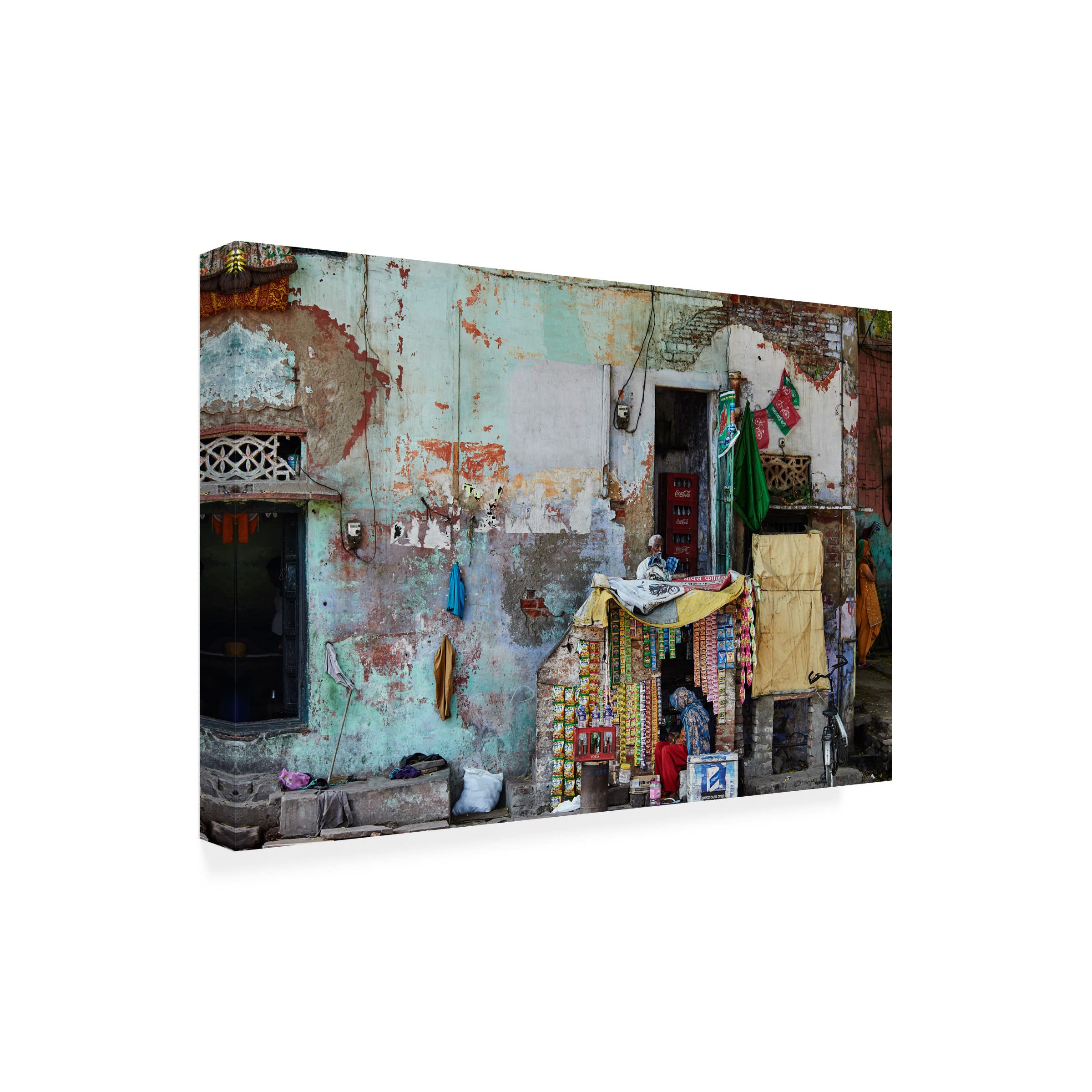 Trademark Fine Art 'India' Canvas Art by Rui Caria - Stunning Handmade Wall Decor for Living Room, Bedroom & Office - Perfect Gift for Home Decor Lovers