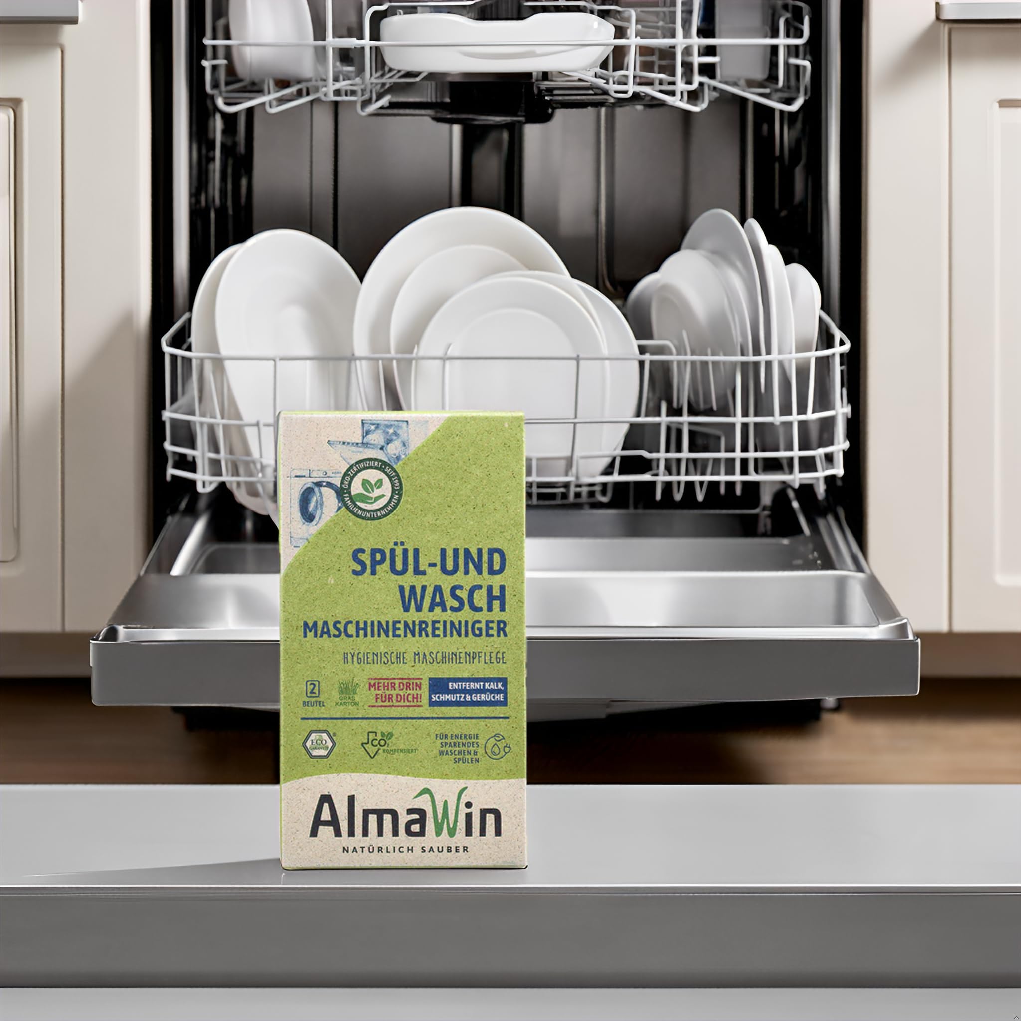 Eco-Friendly Dishwasher Cleaner Tablets - 0.2 kg (7 oz) | Deep Cleans & Deodorizes | Perfect for Stainless Steel & Plastic Dishwashers | Removes Limescale & Hard Water Buildup