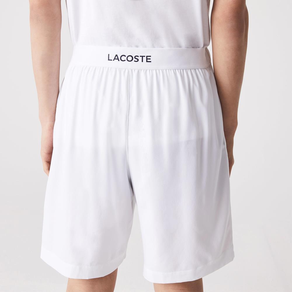 Lacoste Men's Sport Ultra Light Shorts - White | Breathable Comfort for Running, Gym & Casual Wear
