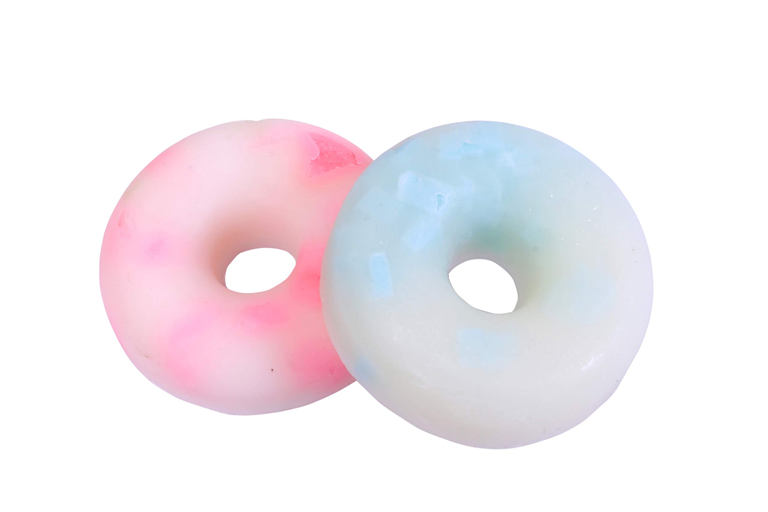 Kaved Essentials Handmade Donut Shaped Soap for Kids - 2 Pack (200g Total) Sulfate & Paraben Free with Nourishing Body Butters - Perfect for Gentle Bath Time & Fun Gift Sets