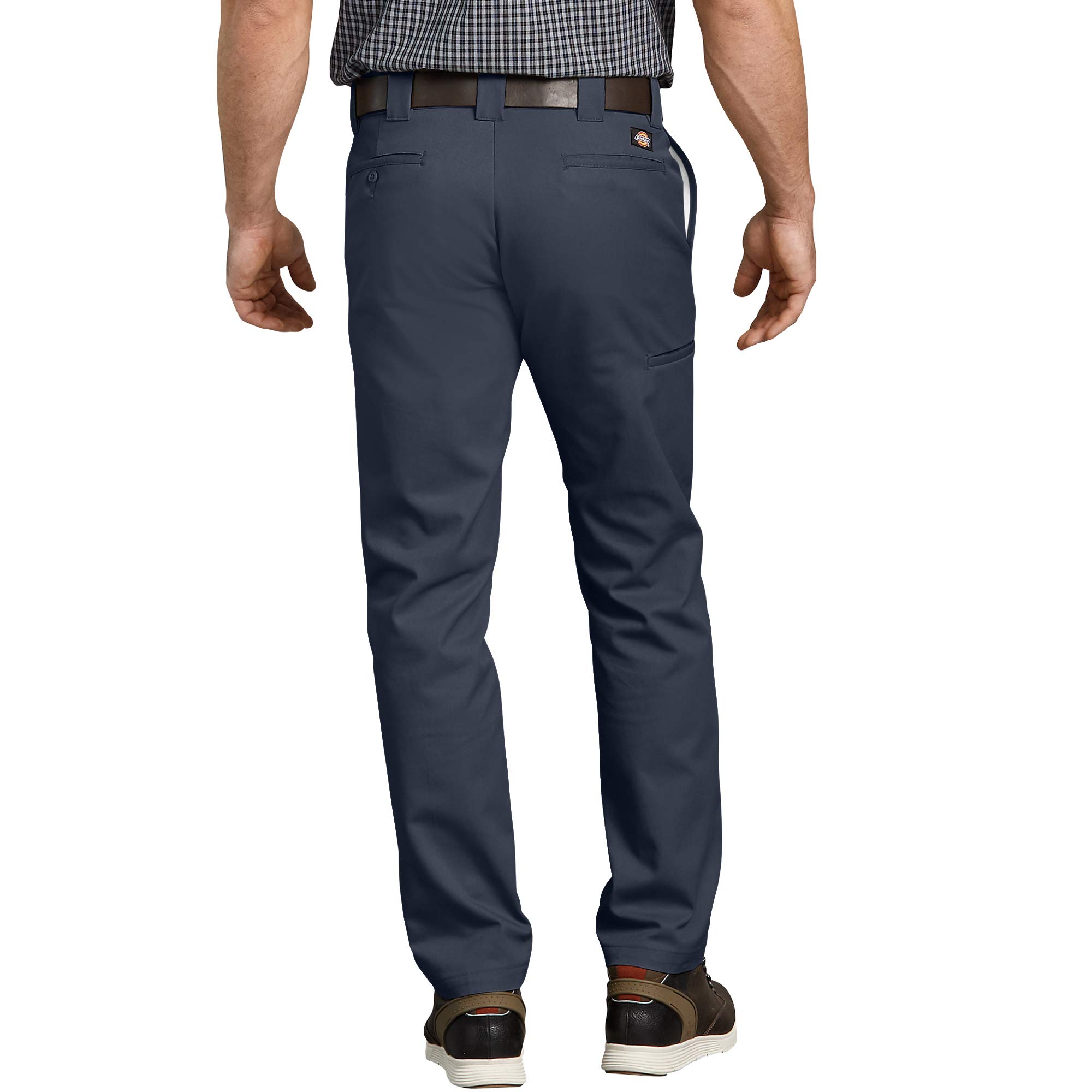 Dickies Men's Slim Taper Stretch Twill Work Pants - Durable & Comfortable for Construction, Warehouse & Office Use