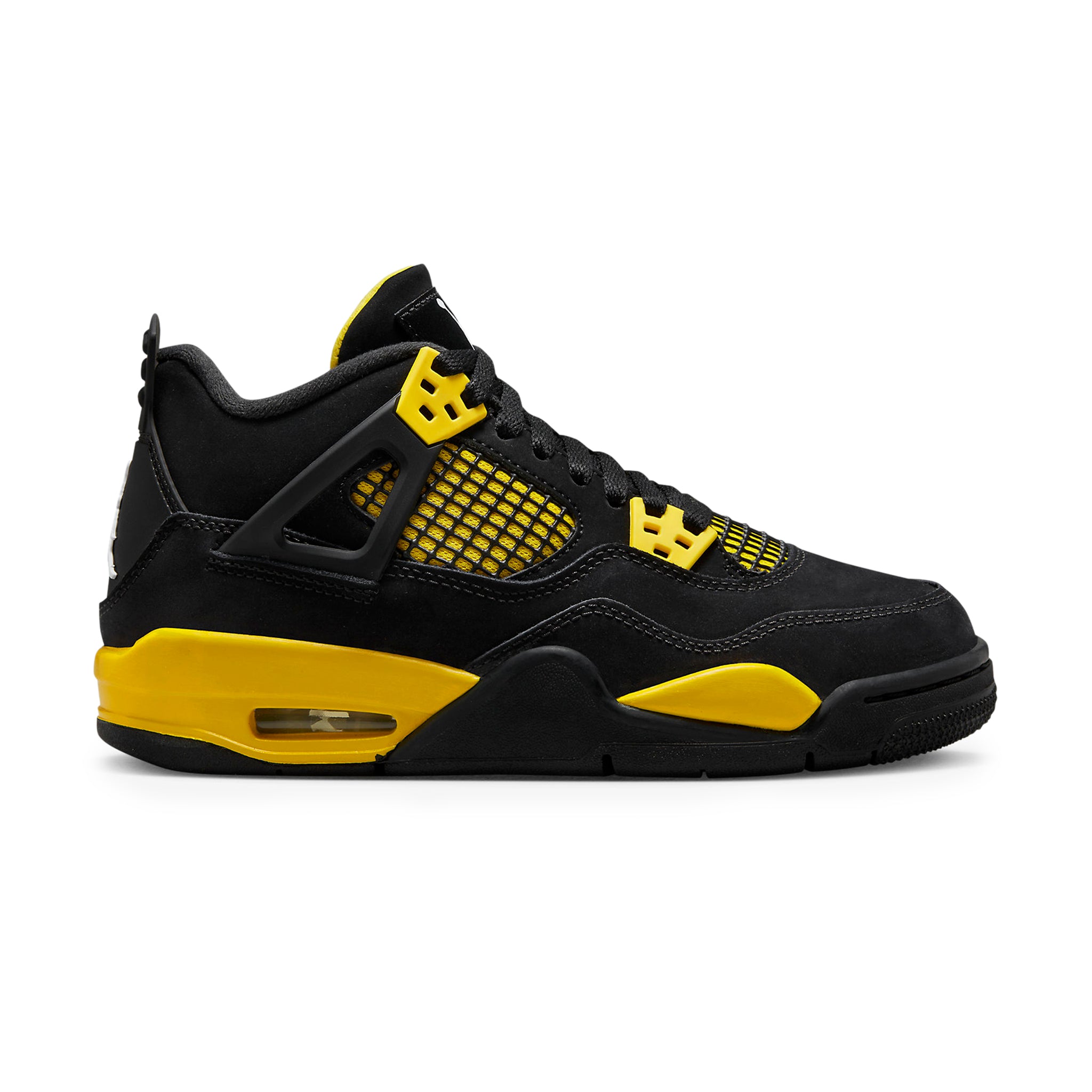 Air Jordan 4 Retro Thunder GS Sneakers 2023 - Kids' Basketball Shoes for Boys & Girls - Perfect for Sports, Casual Wear & Sneaker Collection