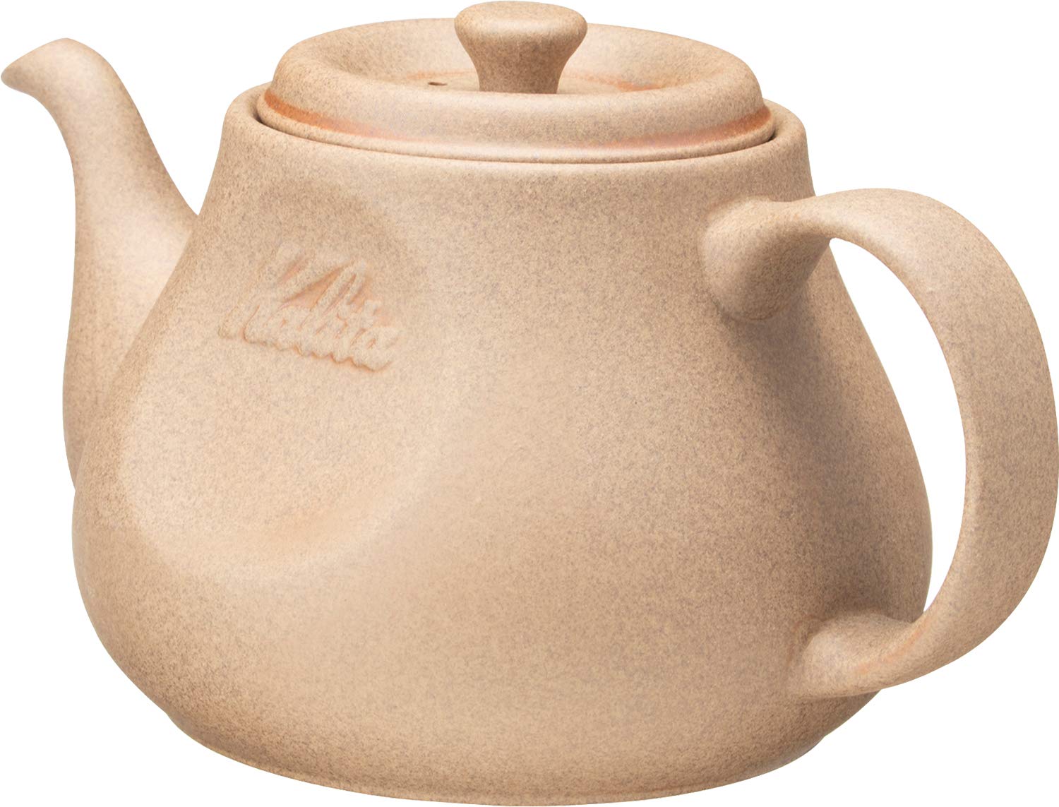 Premium Kalita HASAMI & #35199 Ceramic Coffee Pot - 23.7oz (700ml) Japanese Sandstone Drip Brewer - Brown Hasami Ware for Pour Over Coffee Making - Perfect for Home Brewing, Cafes & Gift Giving