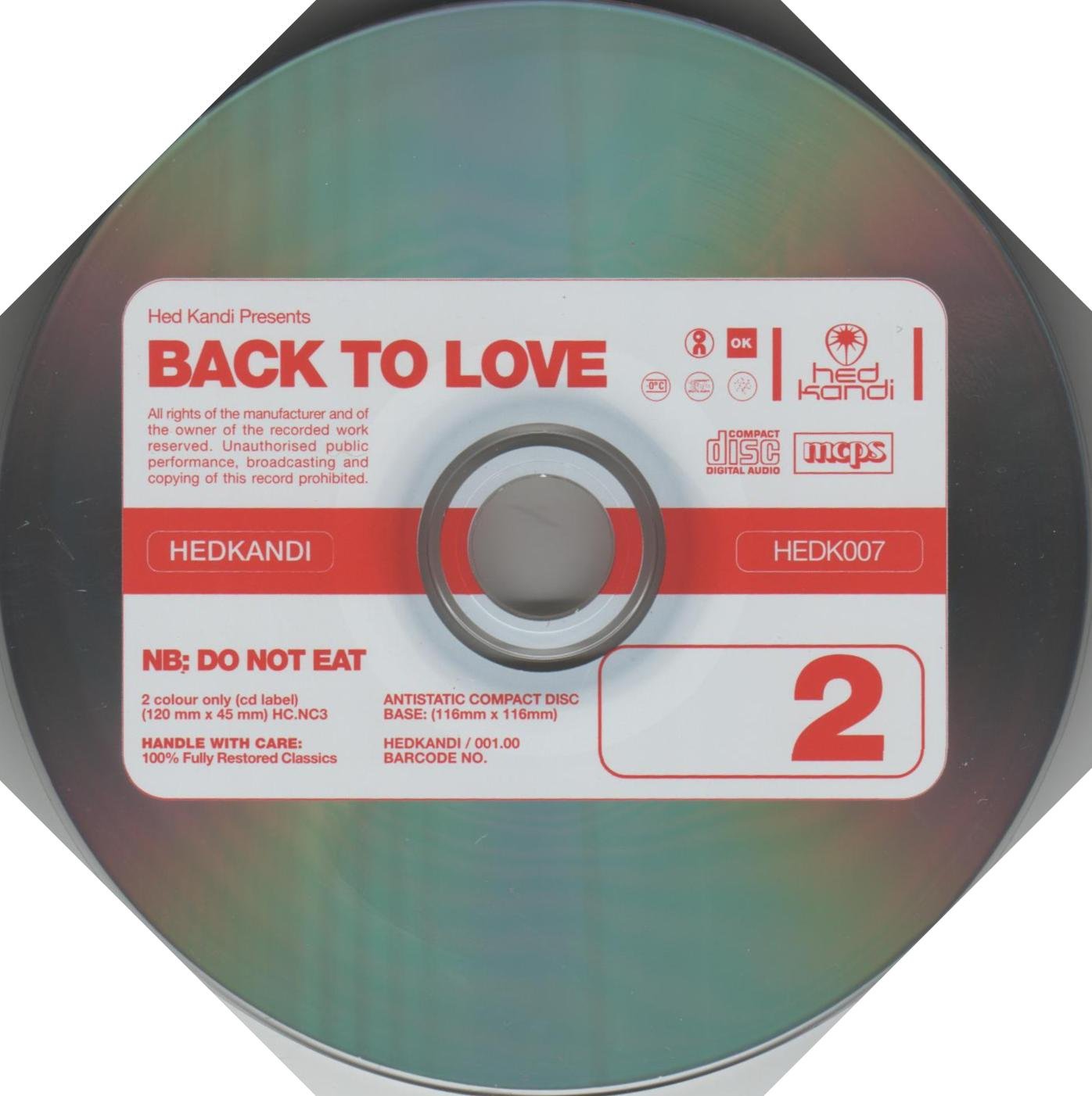 Hed Kandi: Back to Love - Uplifting Dance Music Album for Parties, Workouts & Relaxation | Perfect for DJs, Fitness Enthusiasts & Music Lovers