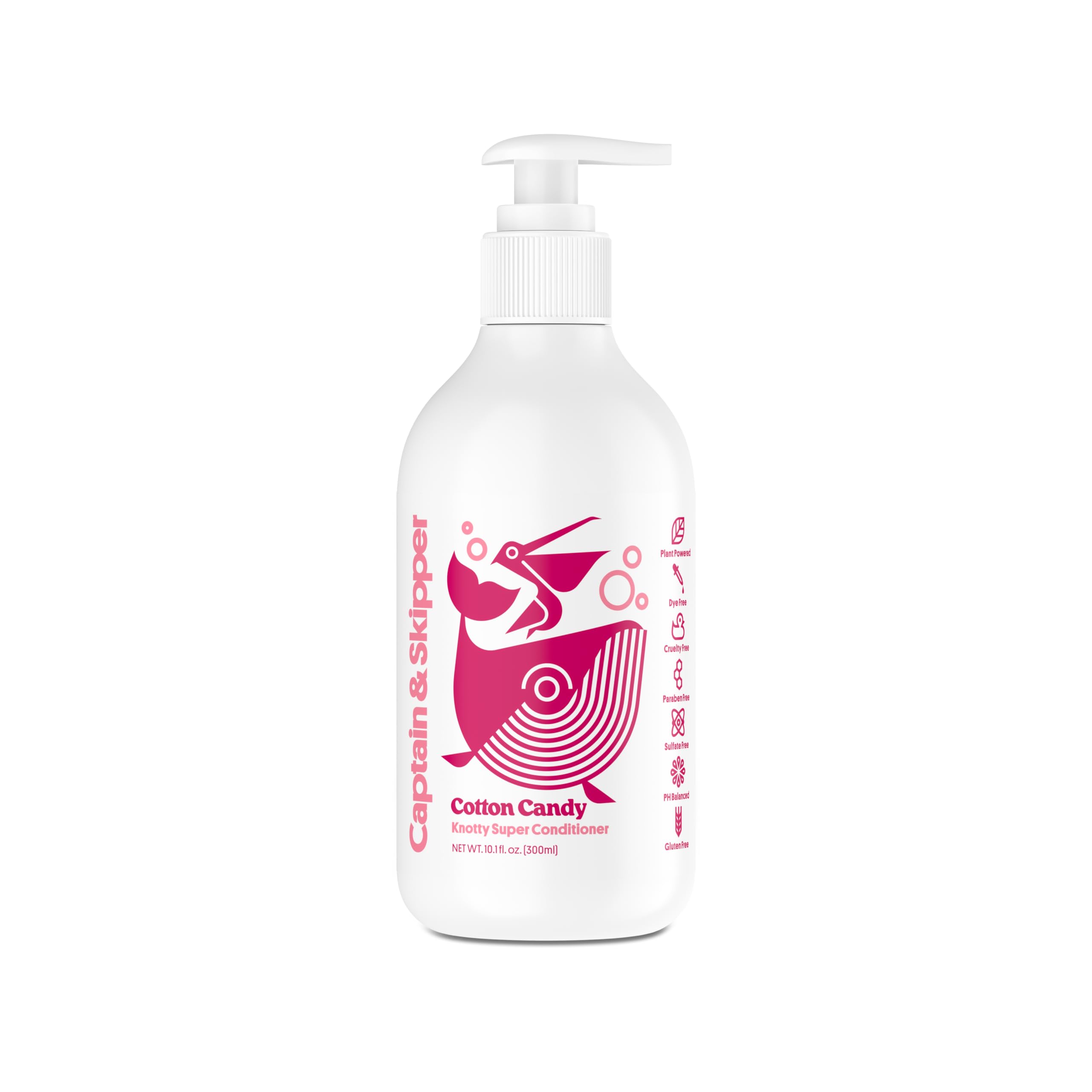 Captain & Skipper Super Knotty Conditioner for Kids - Detangling & Moisturizing Hair Treatment for Thick, Knotted, or Curly Hair | Sulfate-Free, Dye-Free, Paraben-Free | Perfect for Daily Use, Swim Days & Bedtime Hair Care