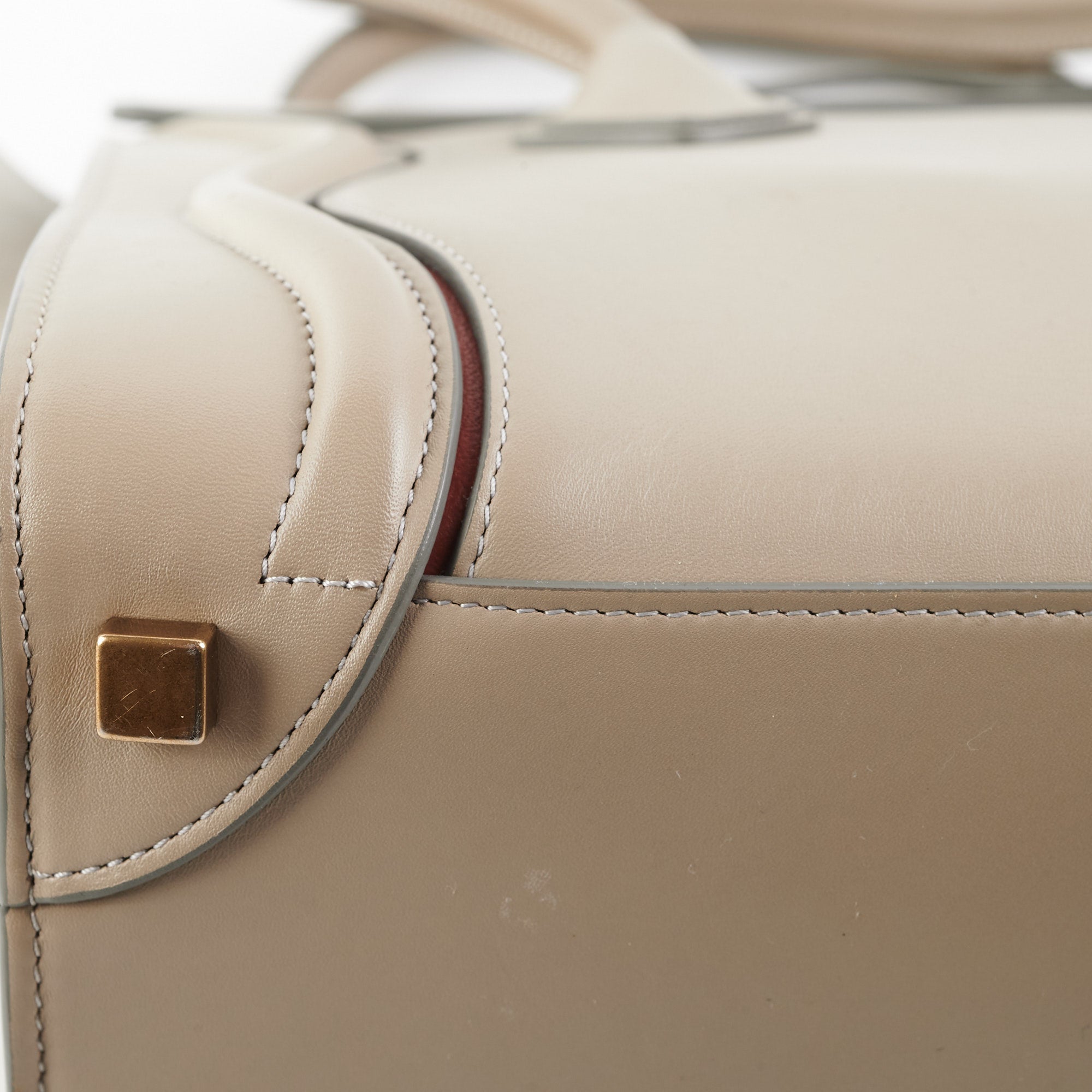 Celine Micro Luggage Bag in Grey | Premium Leather Crossbody Handbag for Women | Perfect for Work, Travel & Everyday Use