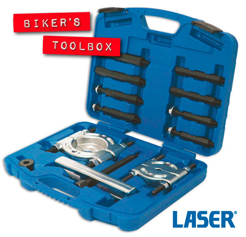 Professional Gear and Bearing Puller Set - Heavy Duty Automotive Tool Kit for Mechanics, DIY Car Repair & Industrial Maintenance - Perfect for Removing Gears, Bearings, Pulleys & Bushings