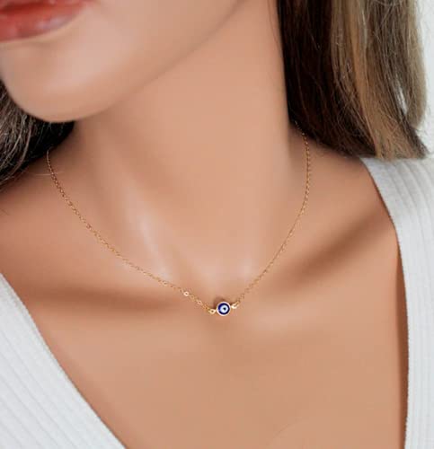 Glass Evil Eye Dark Blue
