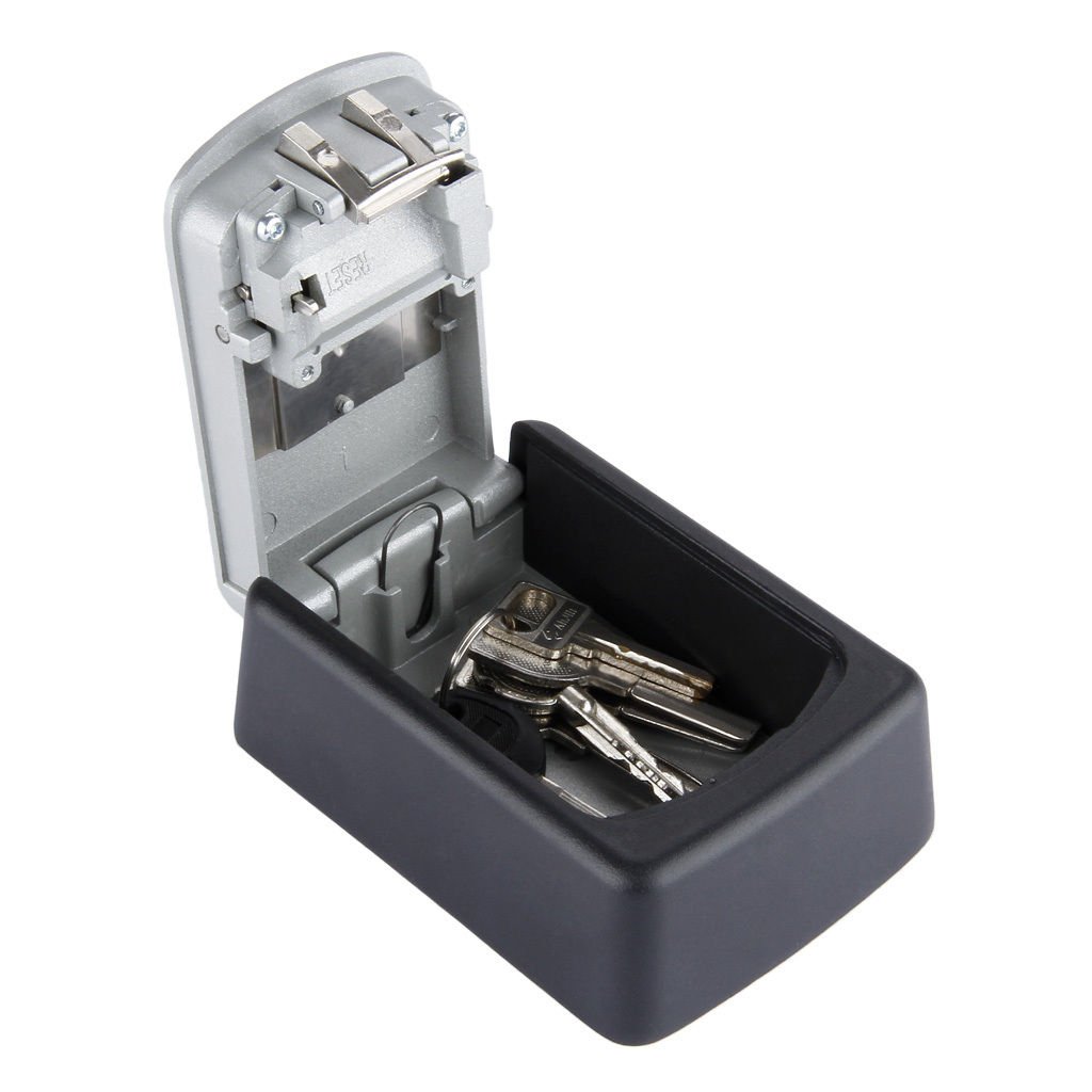 Large Waterproof Key Lock Box - Holds 5 Keys, Wall Mounted for Home & Business Security - Perfect for Realtors, Rental Properties & Key Exchange (Outdoor Use, Weatherproof Case)