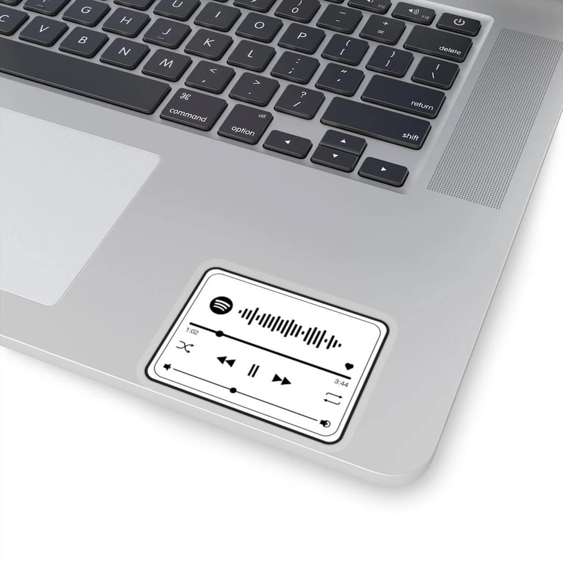 Custom Spotify Code Sticker - Personalized Music Playlist Gift for Valentine's Day, Friendship & Special Occasions | Unique Song Sticker for Playlist Sharing & Romantic Surprises