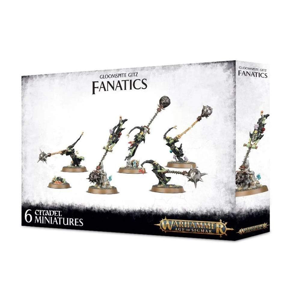 Games Workshop Warhammer Age of Sigmar Gloomspite Gitz Fanatics Miniatures - Fantasy Tabletop Battle Game for Collectors & Wargaming Enthusiasts | Perfect for Tournaments & Strategy Gaming Nights