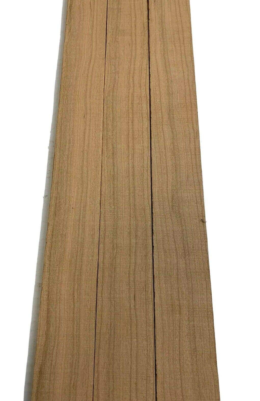3 Pack Cherry Wood Thin Stock Lumber Boards - 1/4