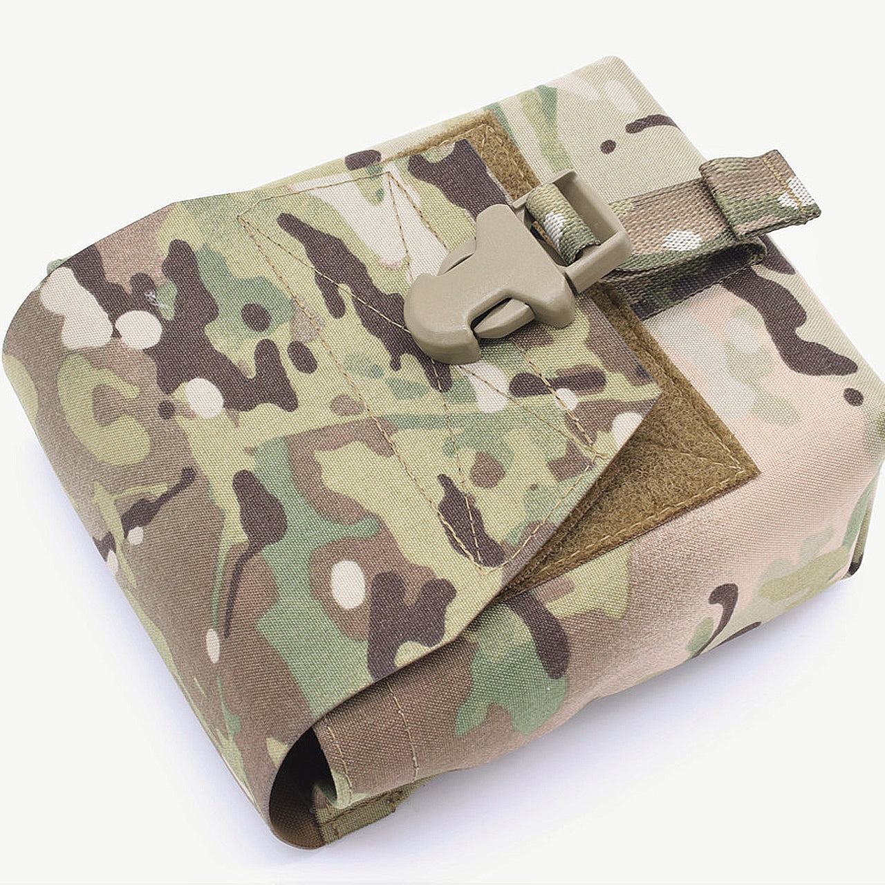 Esstac Lidded GP Pouch with 2 Long Malice Clips | Tactical MOLLE Pouch for Military & Outdoor Gear | Perfect for Range Days, Hiking & Survival Kits