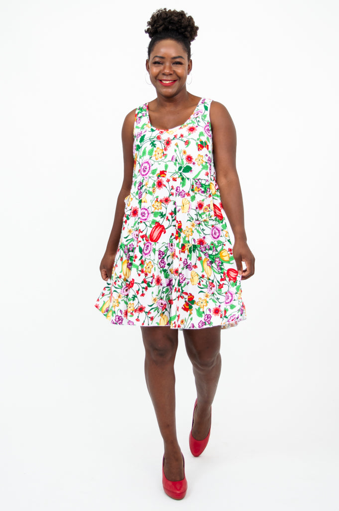 Kaya Dress - Elegant Floral Print Maxi Dress for Women, Summer Beach Party & Vacation Wear