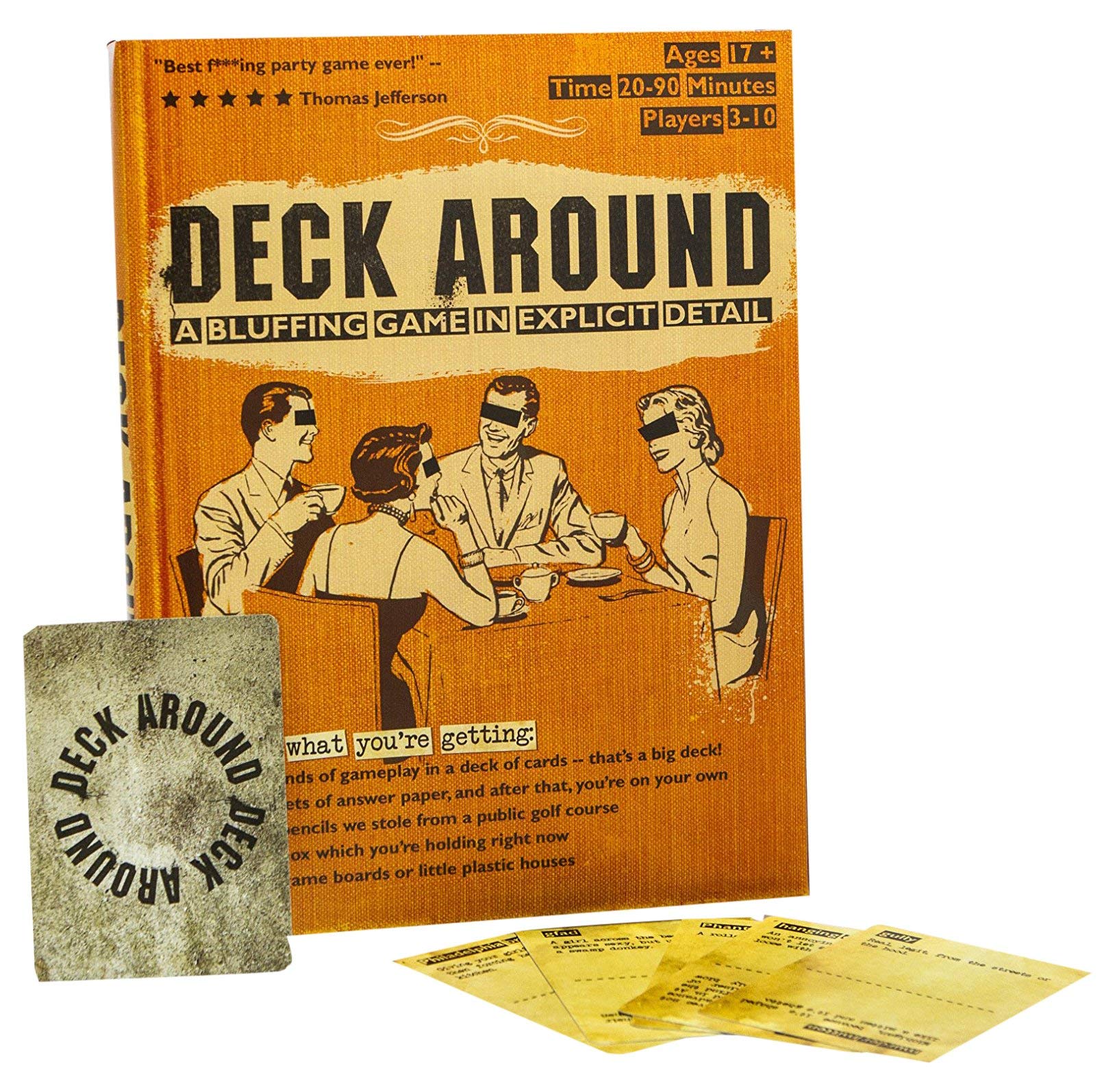 Fun Adult Party Card Game - 100+ Exciting Rounds for Game Nights & Social Gatherings