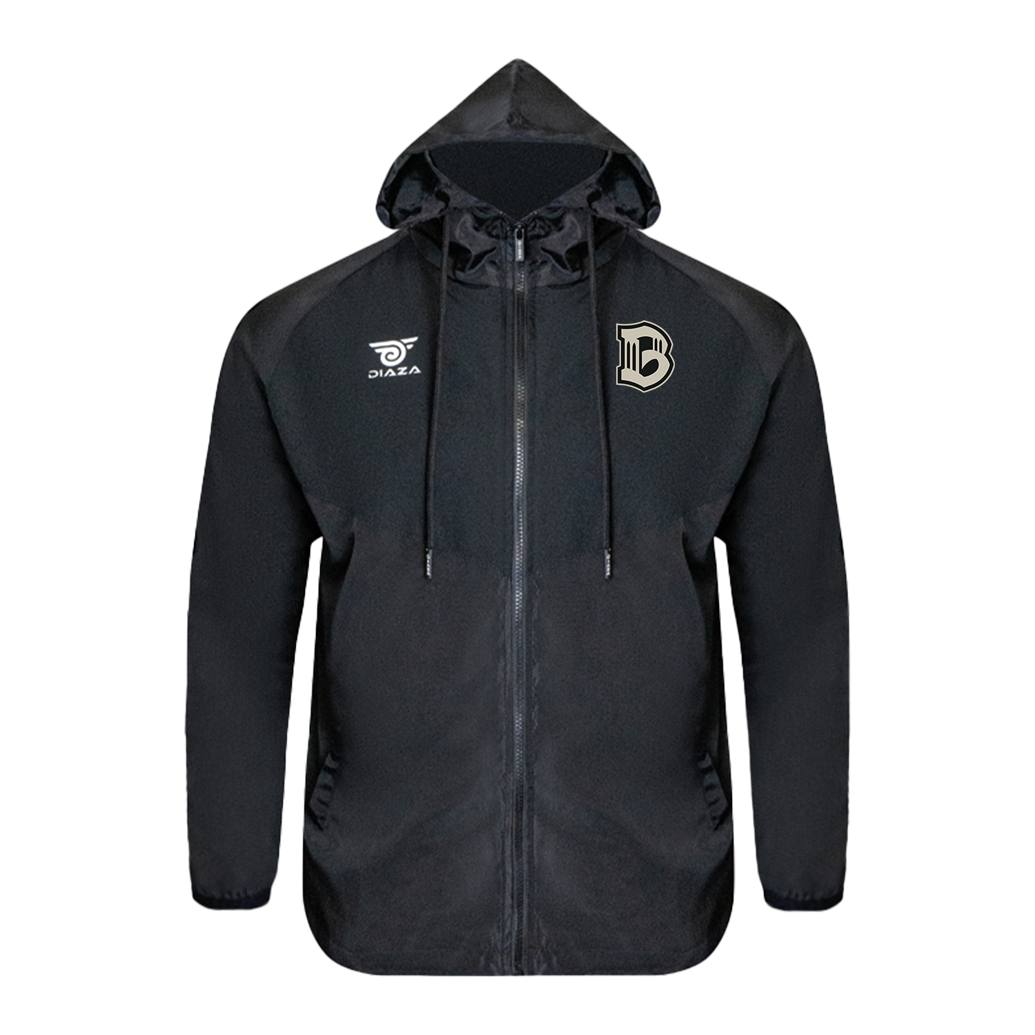 Brooklyn FC Shadow Windbreaker Jacket - Lightweight Waterproof Running Jacket for Men & Women - Perfect for Outdoor Sports, Hiking & Casual Wear