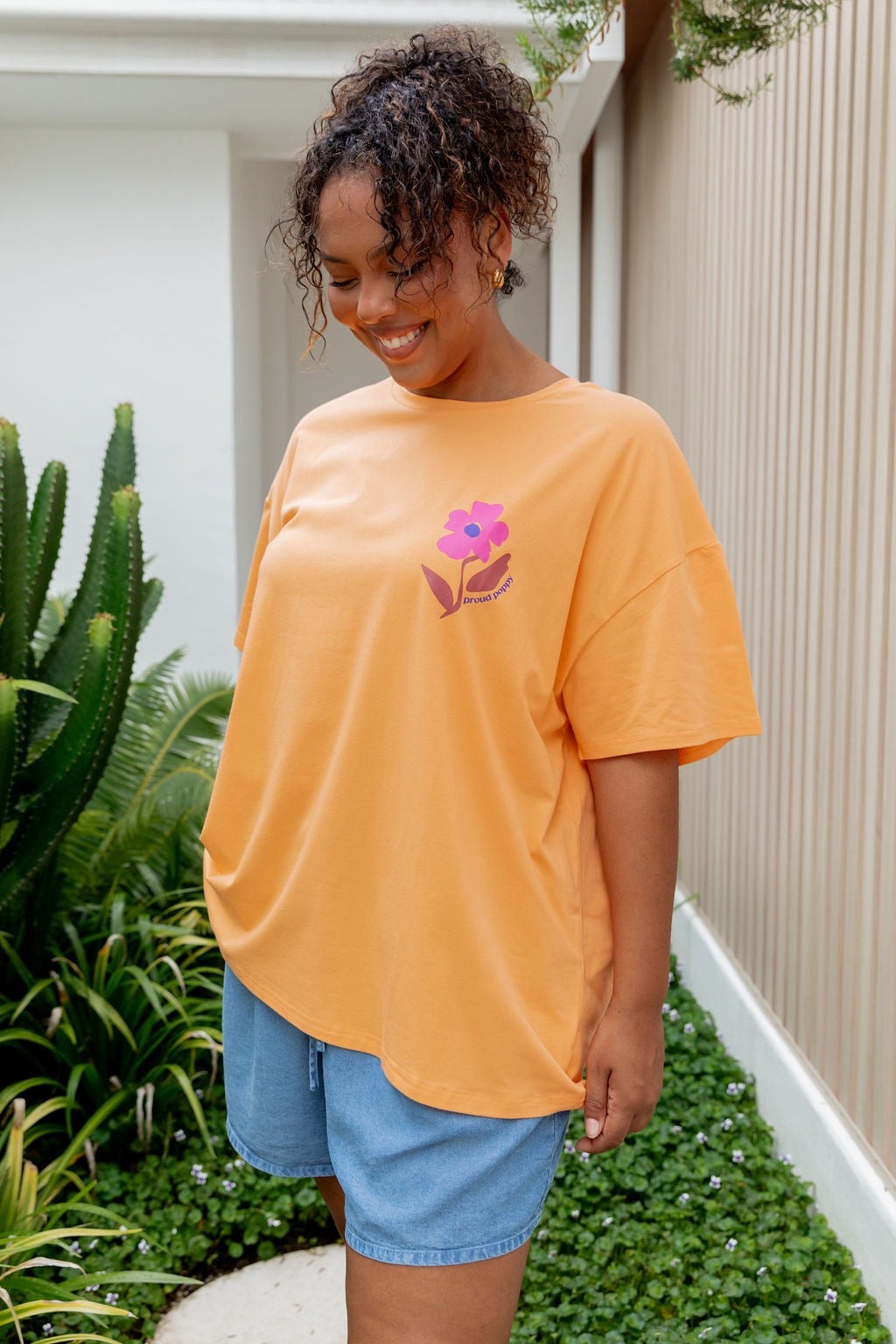 Choose Kindness Tee in Peach - Soft Cotton T-Shirt for Women - Perfect for Casual Wear, Everyday Outfits & Inspirational Gifts
