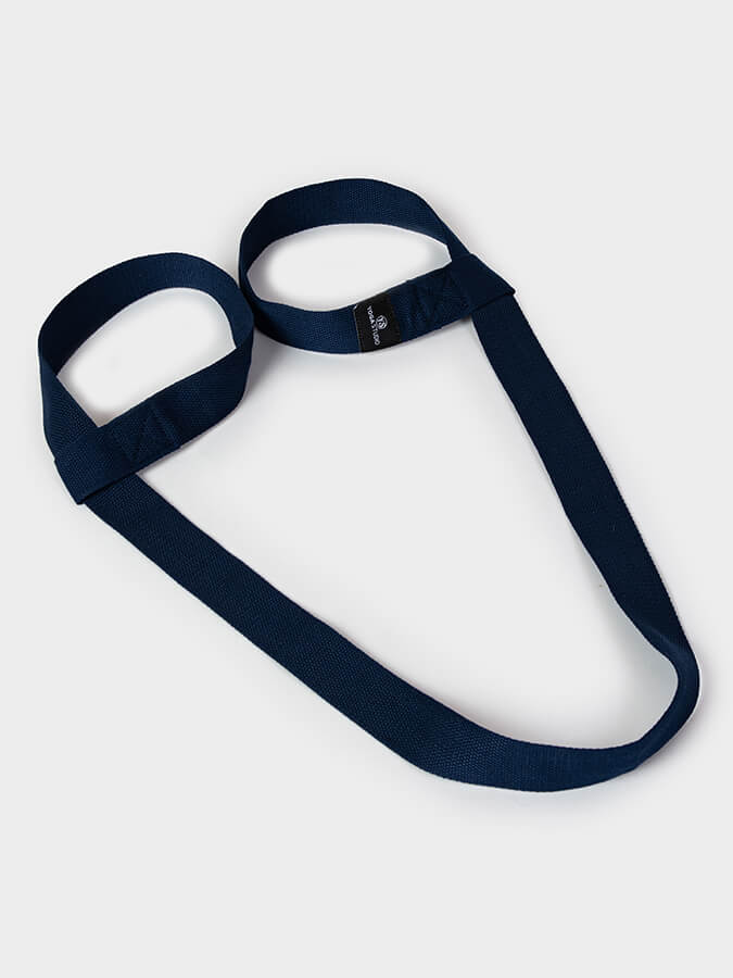 Organic Cotton Yoga Mat Strap Carrier for Yoga Studio - Premium Yoga Mat Holder with Adjustable Shoulder Strap - Perfect for Yoga Class, Gym, Travel & Outdoor Workouts