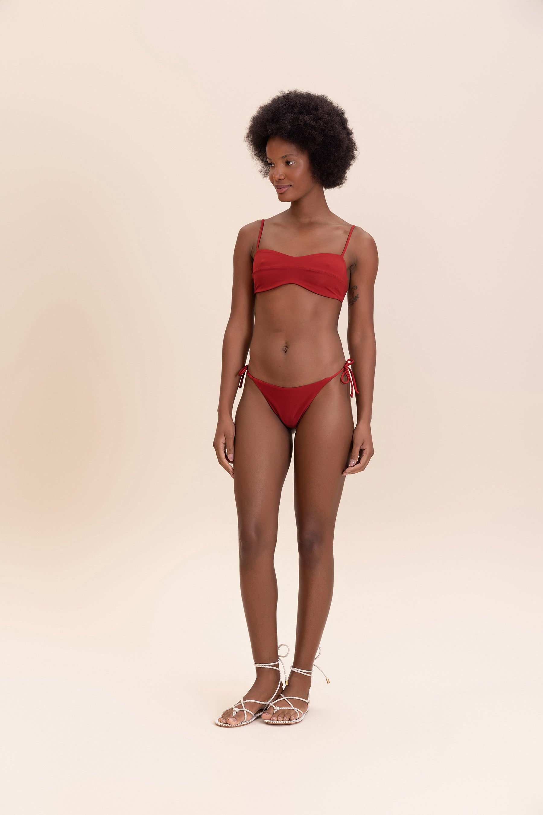 Sense® Tie Side Bikini Bottom - High Waisted Swimwear for Women, Adjustable Bikini Bottoms for Beach & Pool - Perfect for Summer Vacation, Swim Party & Tropical Getaways