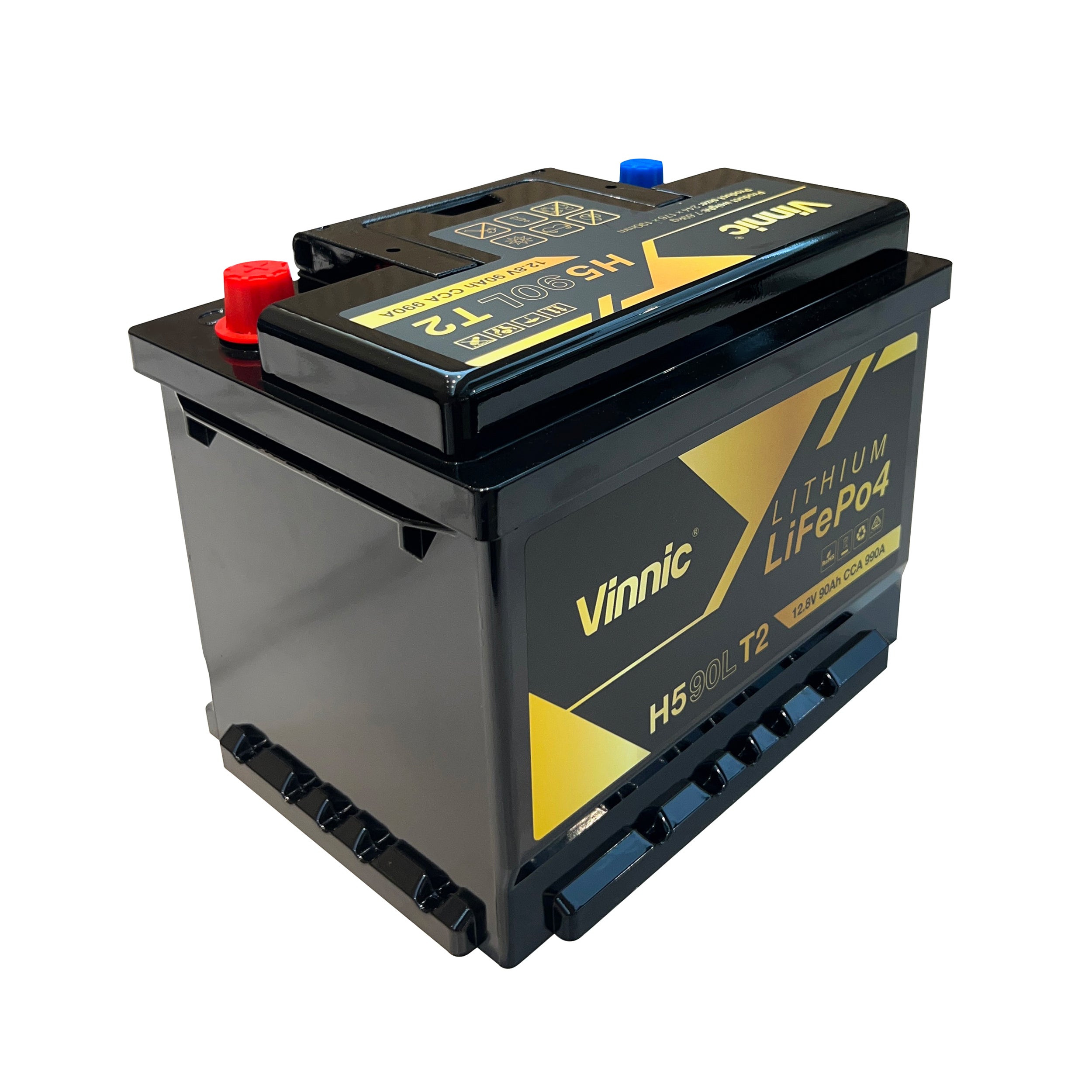 Premium Vinnic LiFePO4 Batteries (LFP) - Long-Lasting Lithium Iron Phosphate Battery Pack for Solar Energy Storage, RVs, Marine & Off-Grid Power Systems
