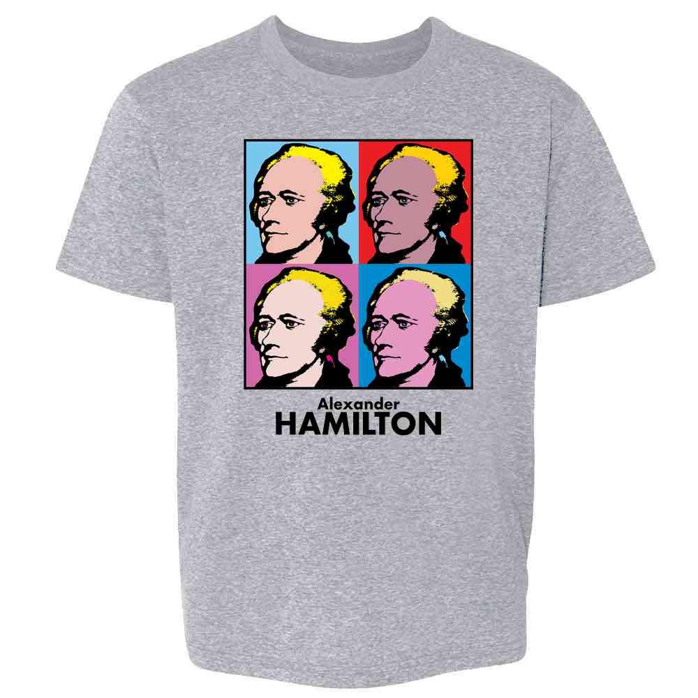 Alexander Hamilton Pop Art T-Shirt for Kids & Youth - Fun Graphic Tees for Boys & Girls | Perfect for School, Parties & Patriotic Events
