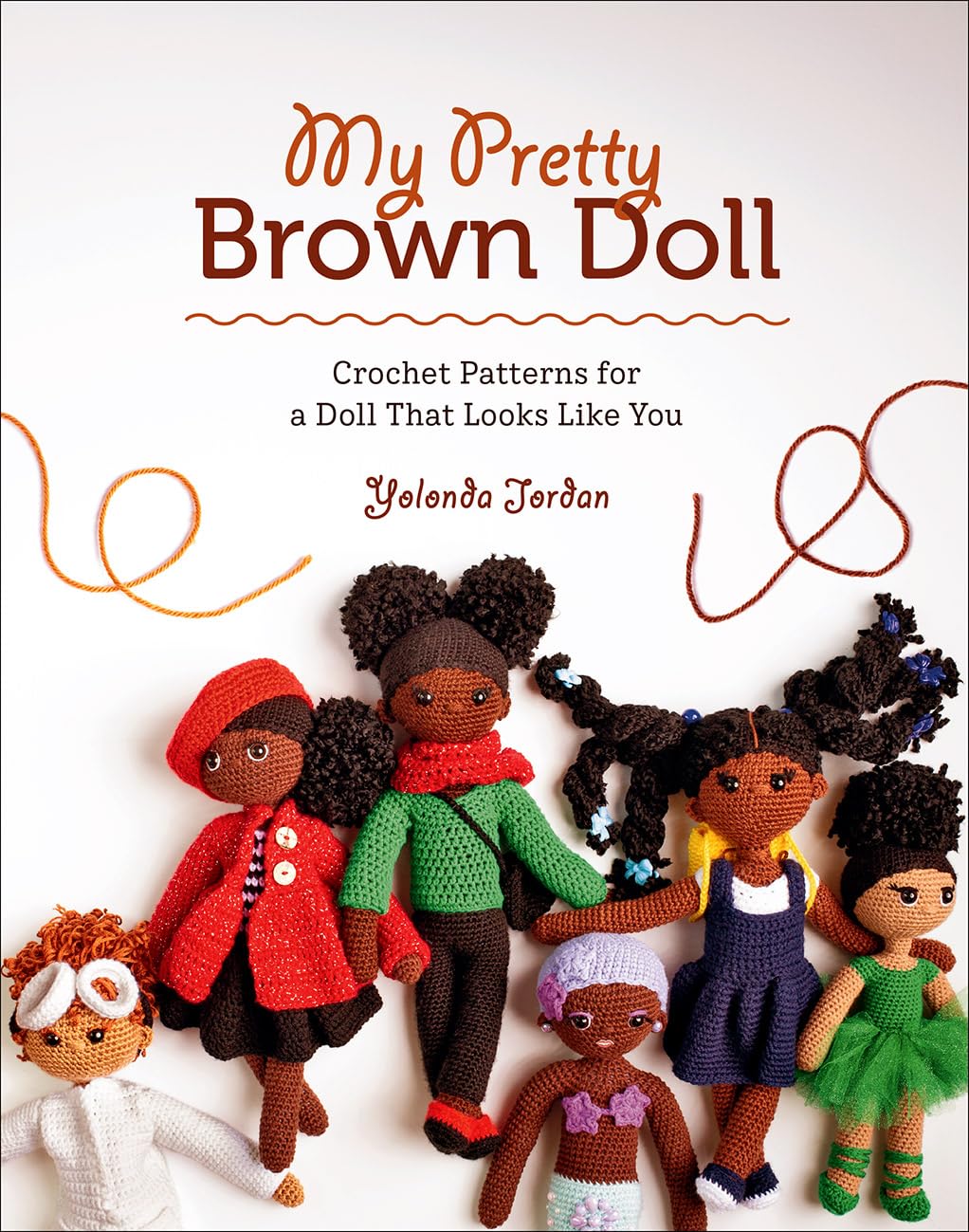 Brown Crochet Doll Patterns - Customizable DIY Amigurumi Doll Kit for Kids & Adults | Perfect for Gifts, Home Decor & Playtime