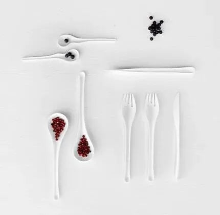 Eco-Friendly White Spoon - Biodegradable Cutlery for Parties, Picnics & Travel - Durable Disposable Utensils (Model: 24569869)
