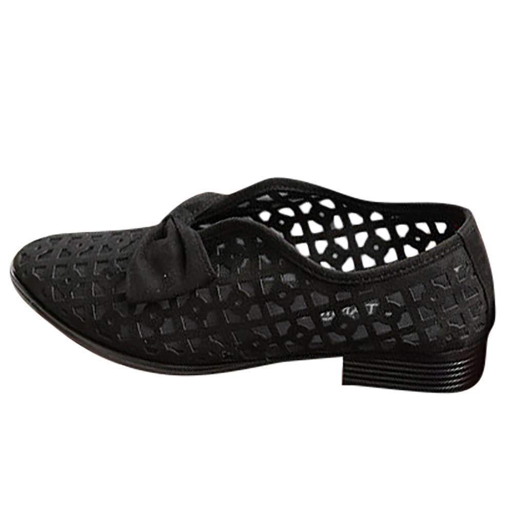 Women's Casual Hollow Sandals - Fashion Roman Low-Heeled Retro Breathable Sandals for Summer, Beach, and Dressy Occasions