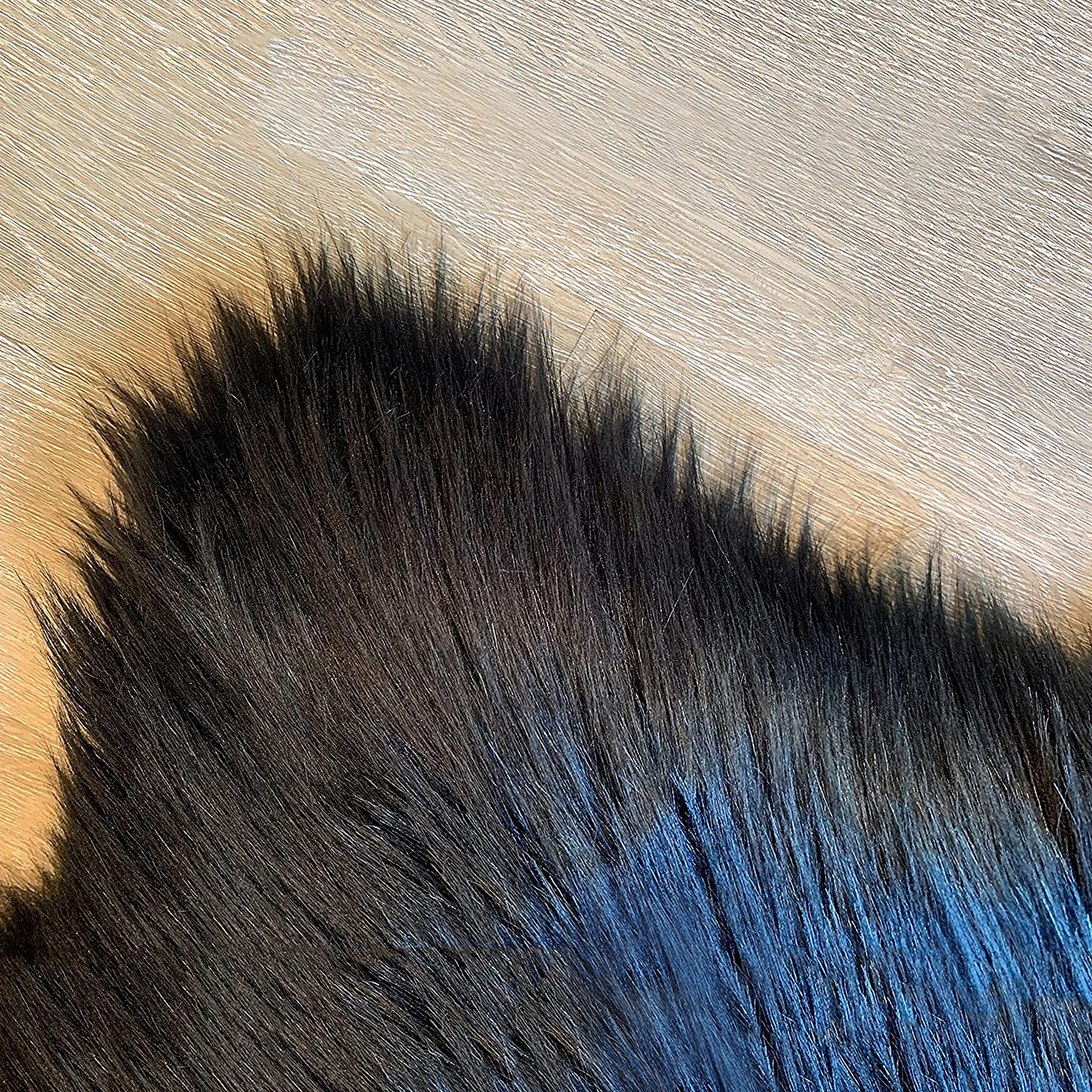 Premium Faux Sheepskin Rug - Ultra Soft High Pile Fluffy Area Rug for Living Room, Bedroom, Nursery | Luxurious 6x9 Foot Black Sheepskin Rug for Cozy Home Decor, Pet Bed & Kids Play Area