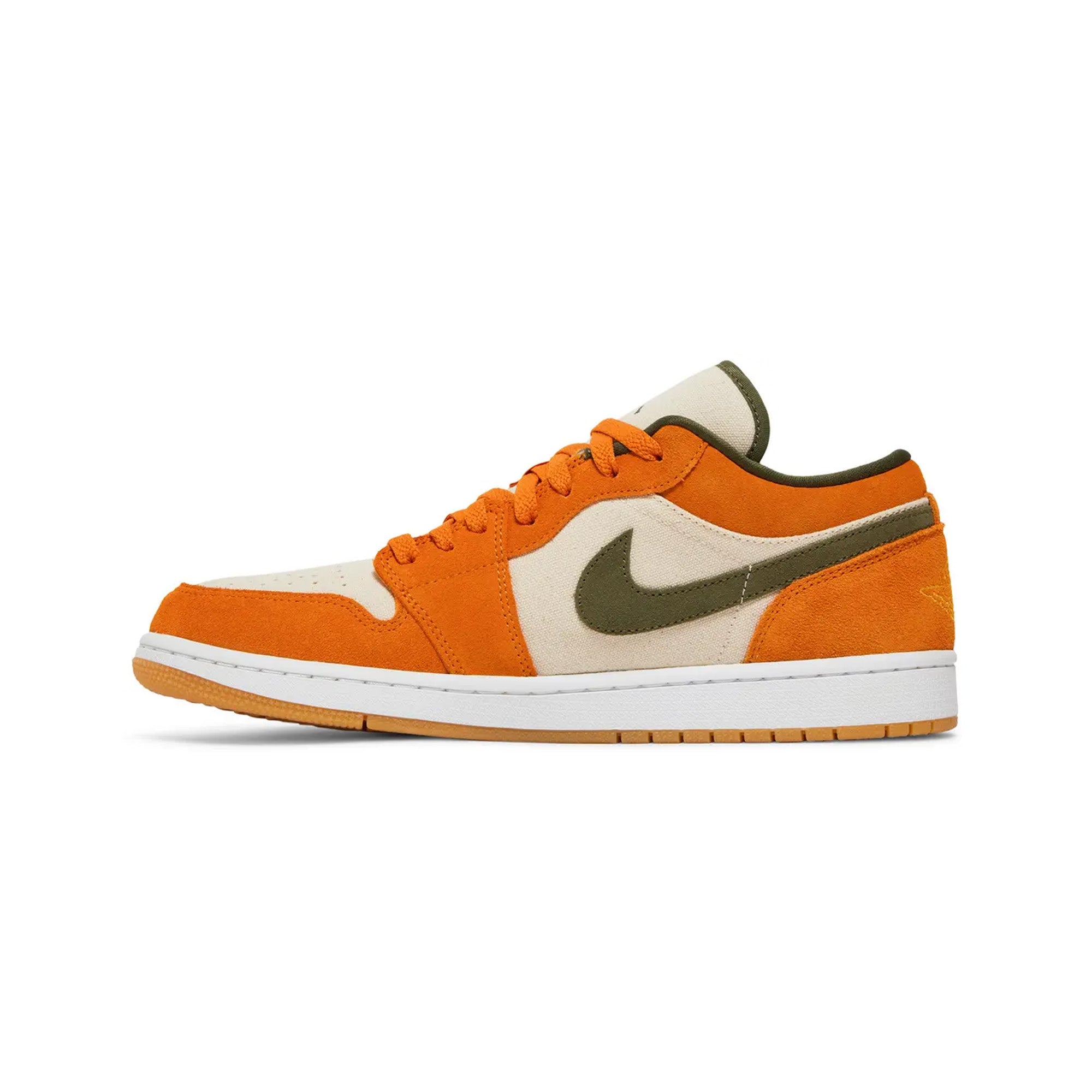 Air Jordan 1 Low 'Light Curry' Sneakers - Men's Basketball Shoes for Casual Wear & Street Style | Perfect for Everyday Outfits, Gym, and Urban Fashion