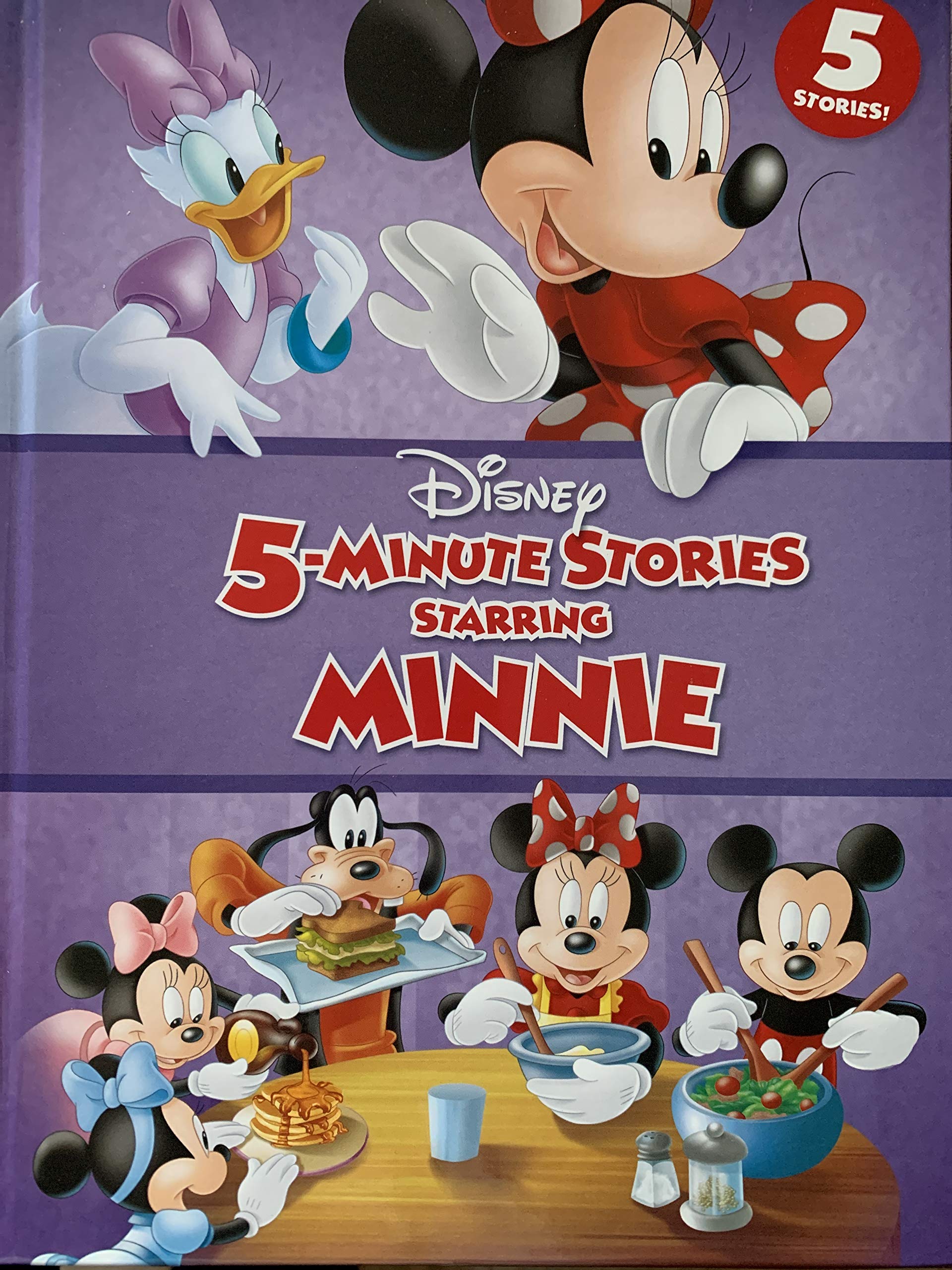 5-Minute Disney Minnie Mouse Story Books for Kids - Perfect for Bedtime Reading & Early Learning