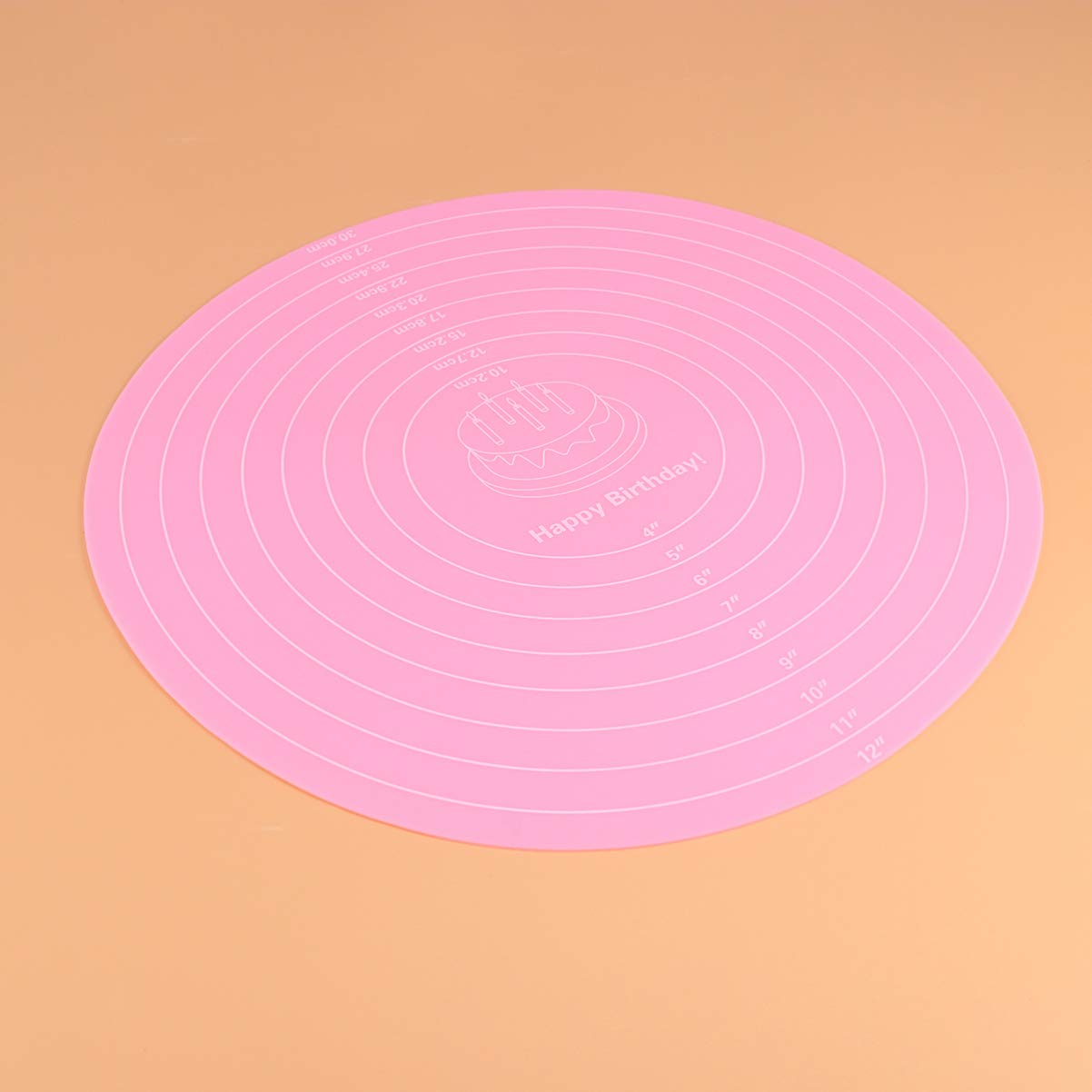 Non-Stick Silicone Baking Mat for Pastry, Pie Crust & Fondant - Measurement Rolling Mat with Scale - Perfect for Baking, Cooking & Kitchen Use