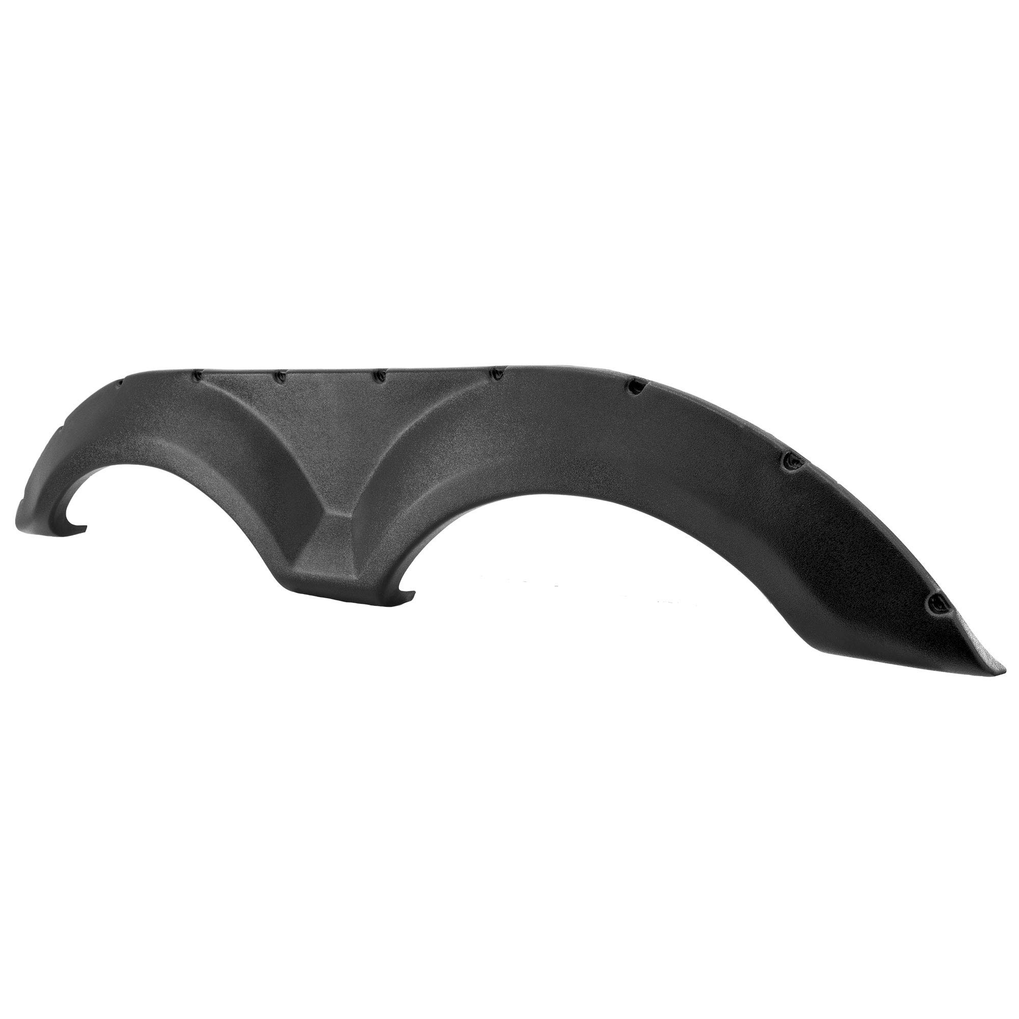 RecPro RV Tandem Fender Skirt - Classic Style Black Plastic Trim Molding (2-Pack) | Durable Protection for RV Wheels & Enhanced Aesthetic Appeal | Perfect for Travel Trailers, Motorhomes & Camper Vans