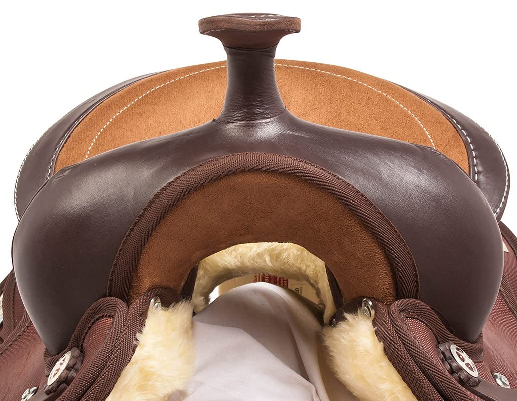 Premium Synthetic Western Horse Saddle - 14