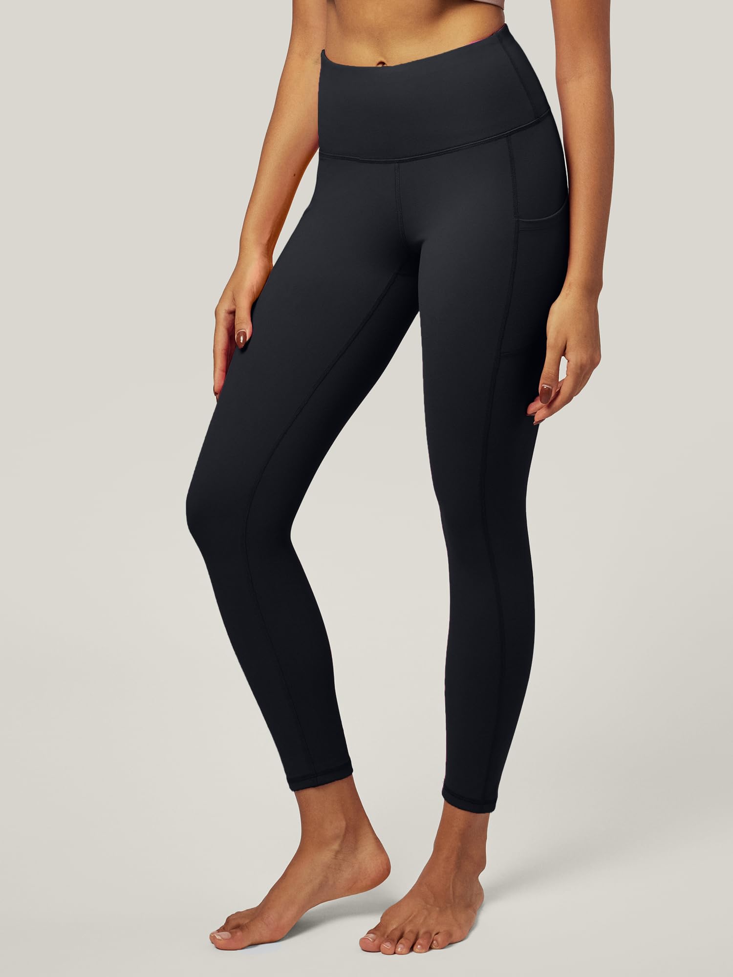 **IUGA High Waist Yoga Pants with Pockets for Women - Tummy Control Workout Leggings, 4-Way Stretch, Comfortable & Breathable for Gym, Running, Pilates & Lounge**