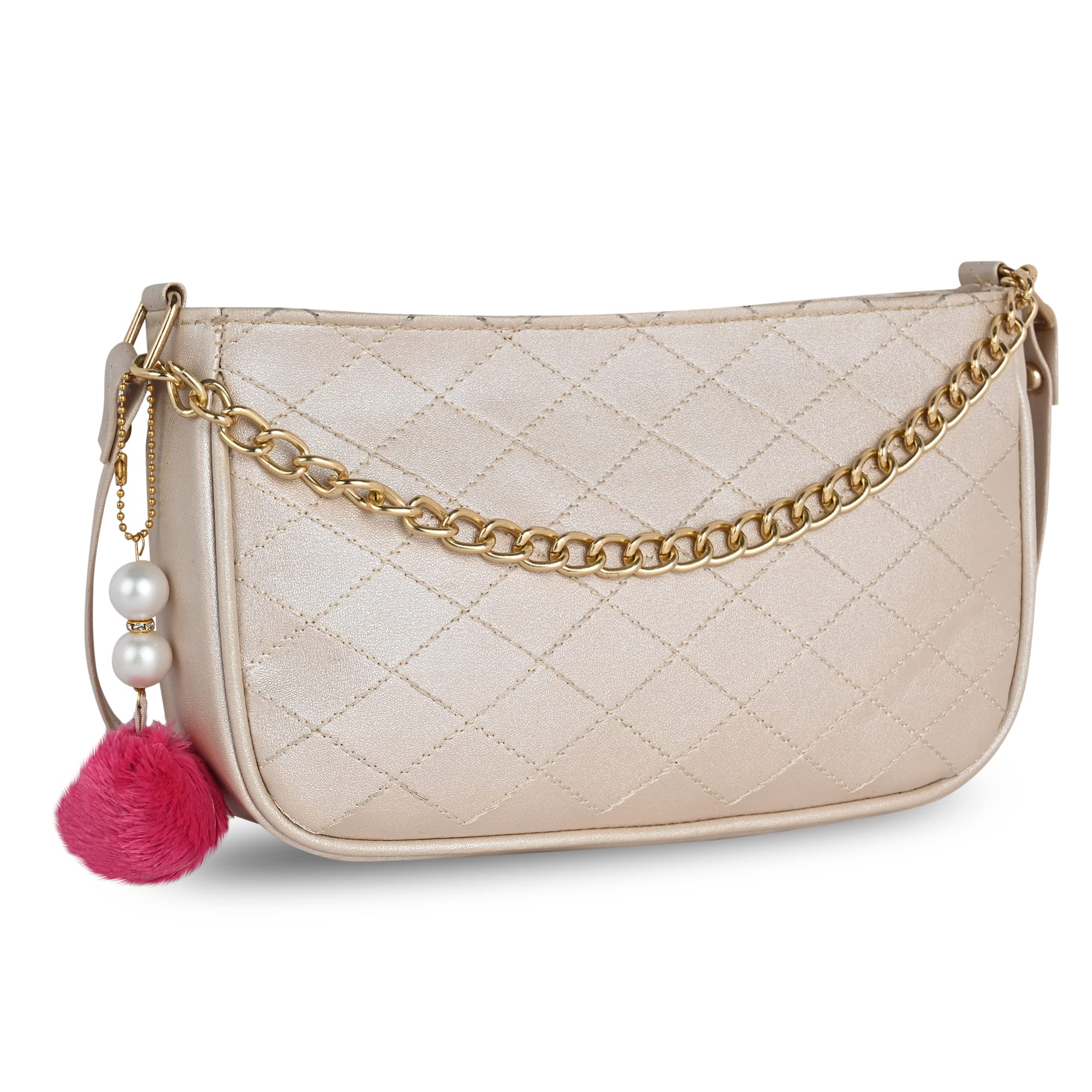 Fargo Women's PU Leather Crossbody Sling Bag with Chain Strap - Fashion Shoulder Purse for Daily Use, Travel & Shopping (300-305)