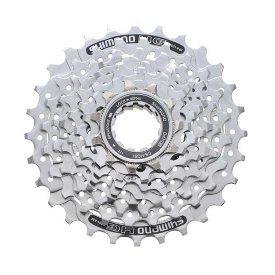 Shimano CS HG51 8-Speed Bike Cassette - High Performance Bicycle Gear for Road & Mountain Bikes - Perfect for Cycling, Commuting & Outdoor Adventures