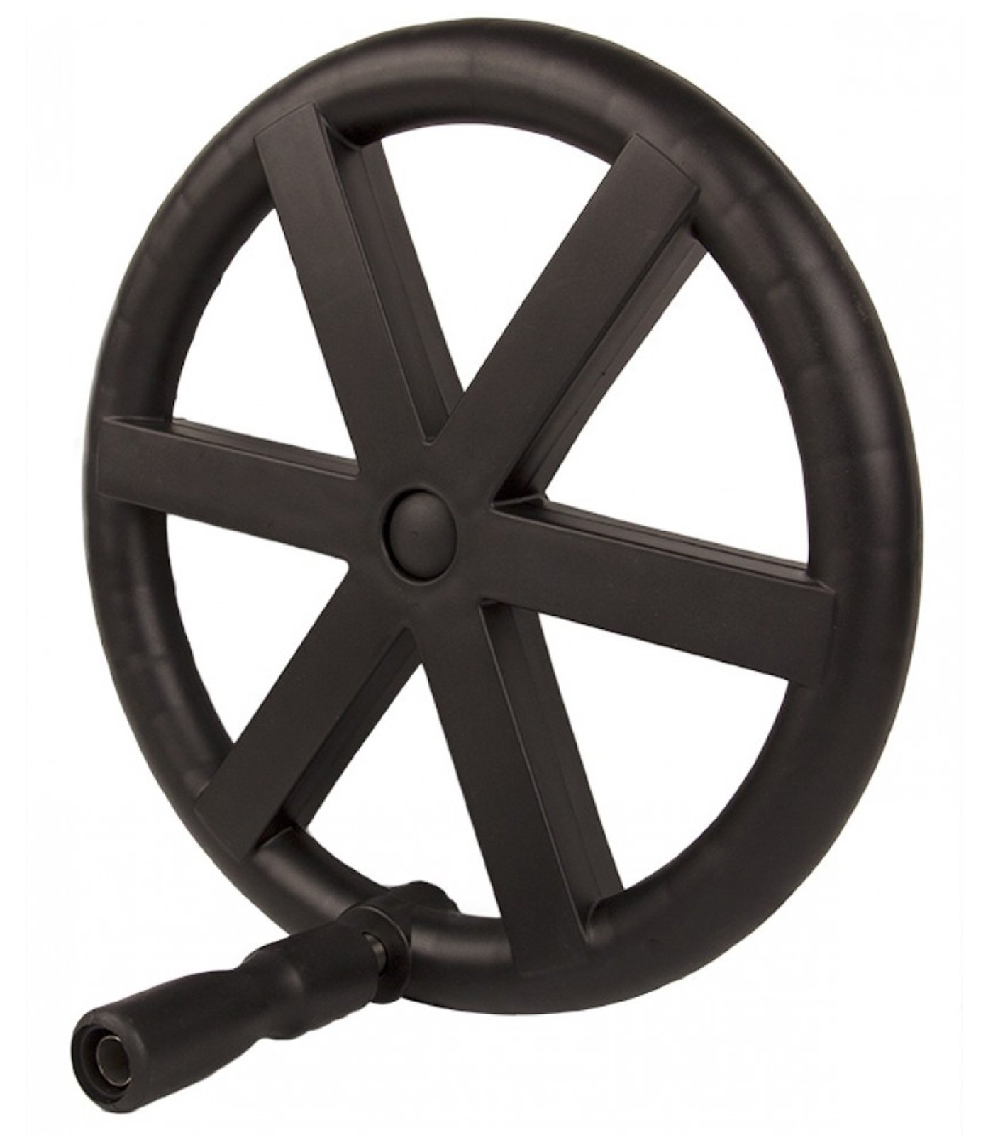 Sun2Solar Replacement Crank Wheel with Handle - Easy Gear Solar Reel for Garden Hose, Pool Cover & Outdoor Watering Systems | Durable & Convenient Solar Reel Accessory