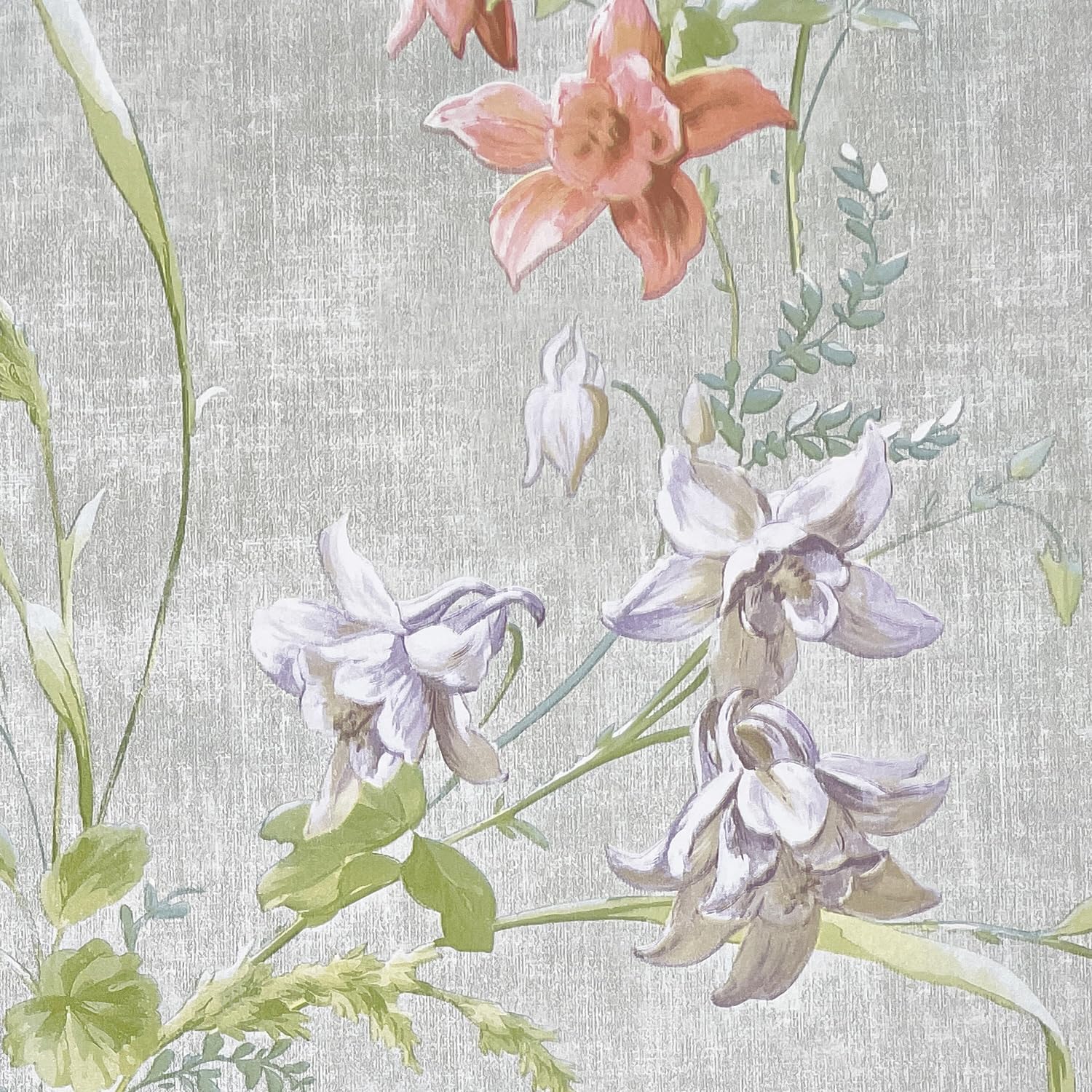Waterproof Floral Vinyl Shelf Liner - 17.7 x 118 Inches (9.8 Feet) Self-Adhesive Drawer & Cabinet Liner Paper - Perfect for Kitchen, Bathroom, Dresser & Furniture Protection