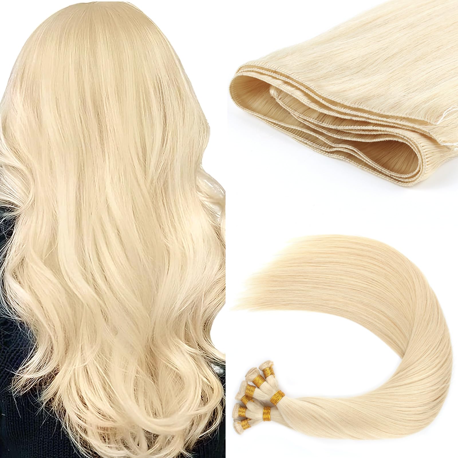 ABH AMAZINGBEAUTY Sew-in Hand-Tied Weft Hair Extensions 20
