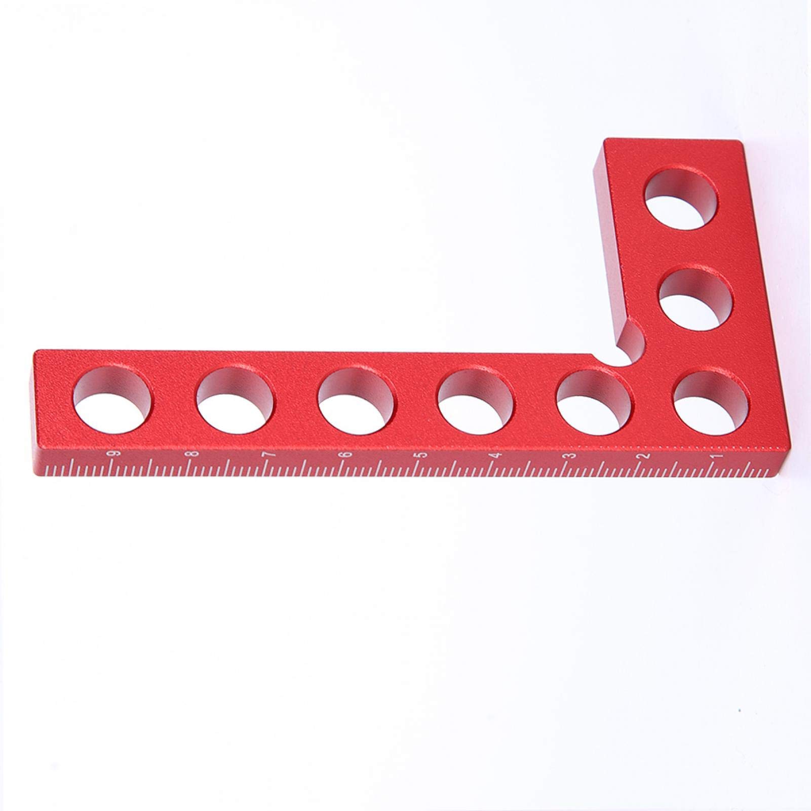 Precision Red Positioning Squares - Woodworking Right Angle Ruler for Boxes & Picture Frames | Perfect for Carpentry, DIY Projects & Framing Clamping