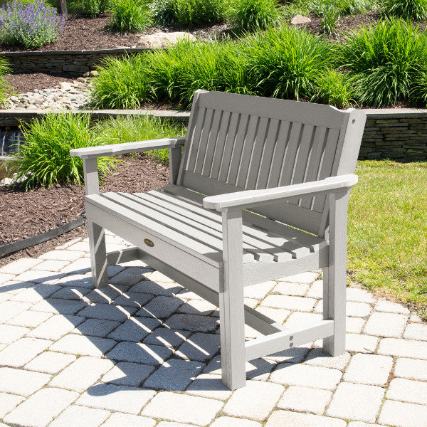 Premium Sequoia Professional Commercial-Grade Exeter 4-Foot Garden Bench - Durable Outdoor Seating for Parks, Gardens & Patios