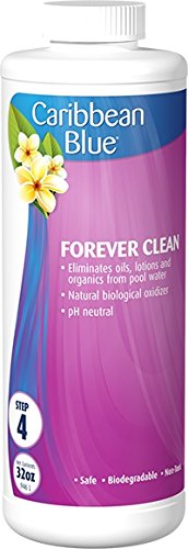 Caribbean Blue Pool & Spa Weekly Enzyme Cleaner - Forever Clean Swimming Pool Treatment for Crystal Clear Water | Perfect for Weekly Pool Maintenance & Spa Care